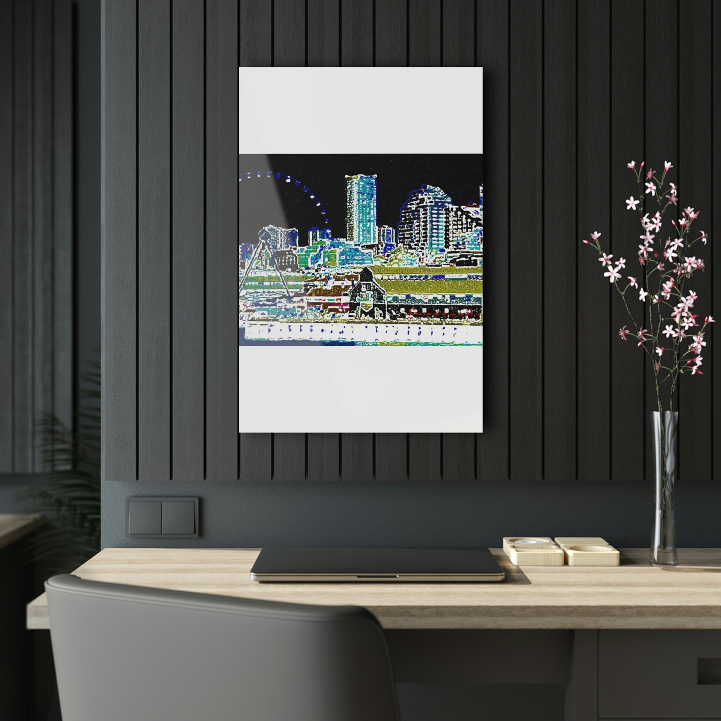 Acrylic Prints ... That Classic Wheel ... 'Seattle's Wheel' ... & An Old Classic Waterside Vendors ...  'Family Archives' ... Original Works ...