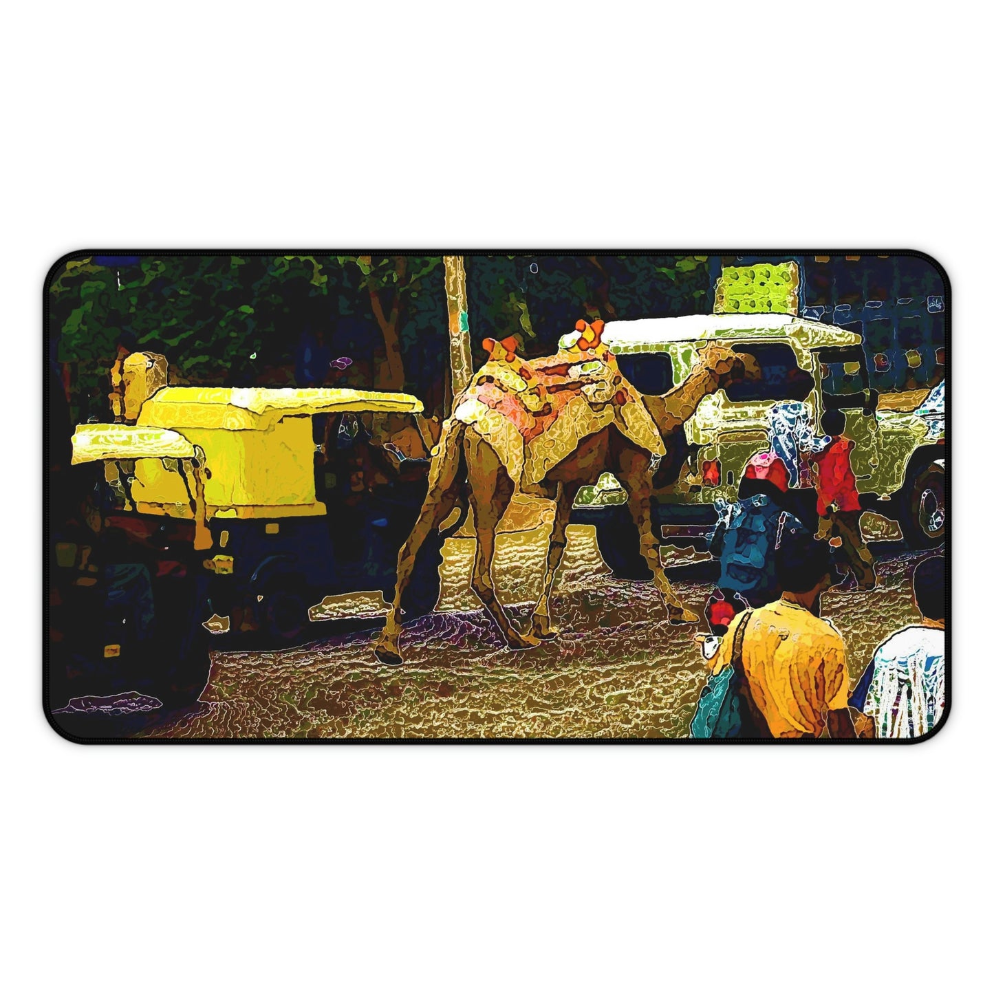 Desk Mat ... "Truckin'-Up-To-Buffalo ... 'Oops - Wrong Country' ... Truckin'-Up-To-New Delll -'E' ... " ... (Delhi, India) ... 5July2007. Original Works ...