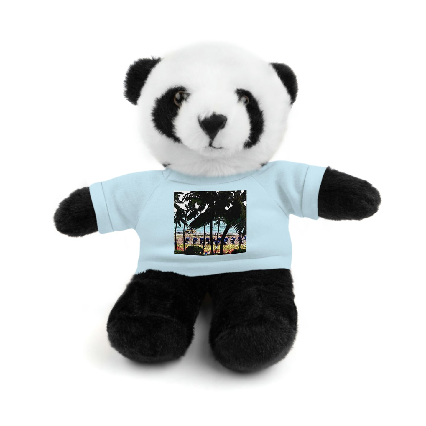 Stuffed Animals with Tee ... "A Beautiful Beach Amongst The Palms" ... The Outrigger Waikiki, Honolulu, Oahu ... Original Works ...