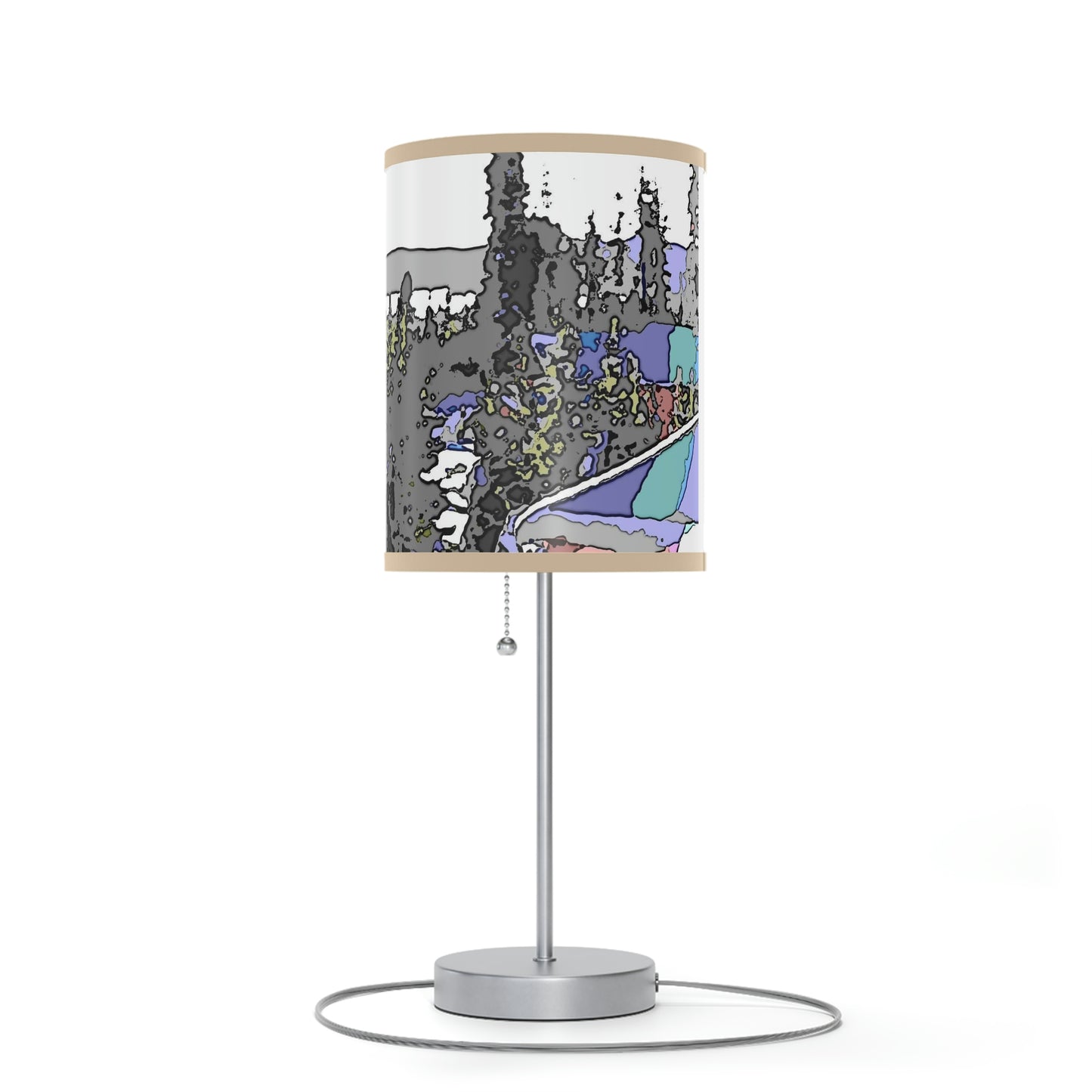 Lamp on a Stand, US|CA plug "A Very Remote Mountain Neighborhood" ... Only Cabins In This Environment ... Cenrtal Idaho ...