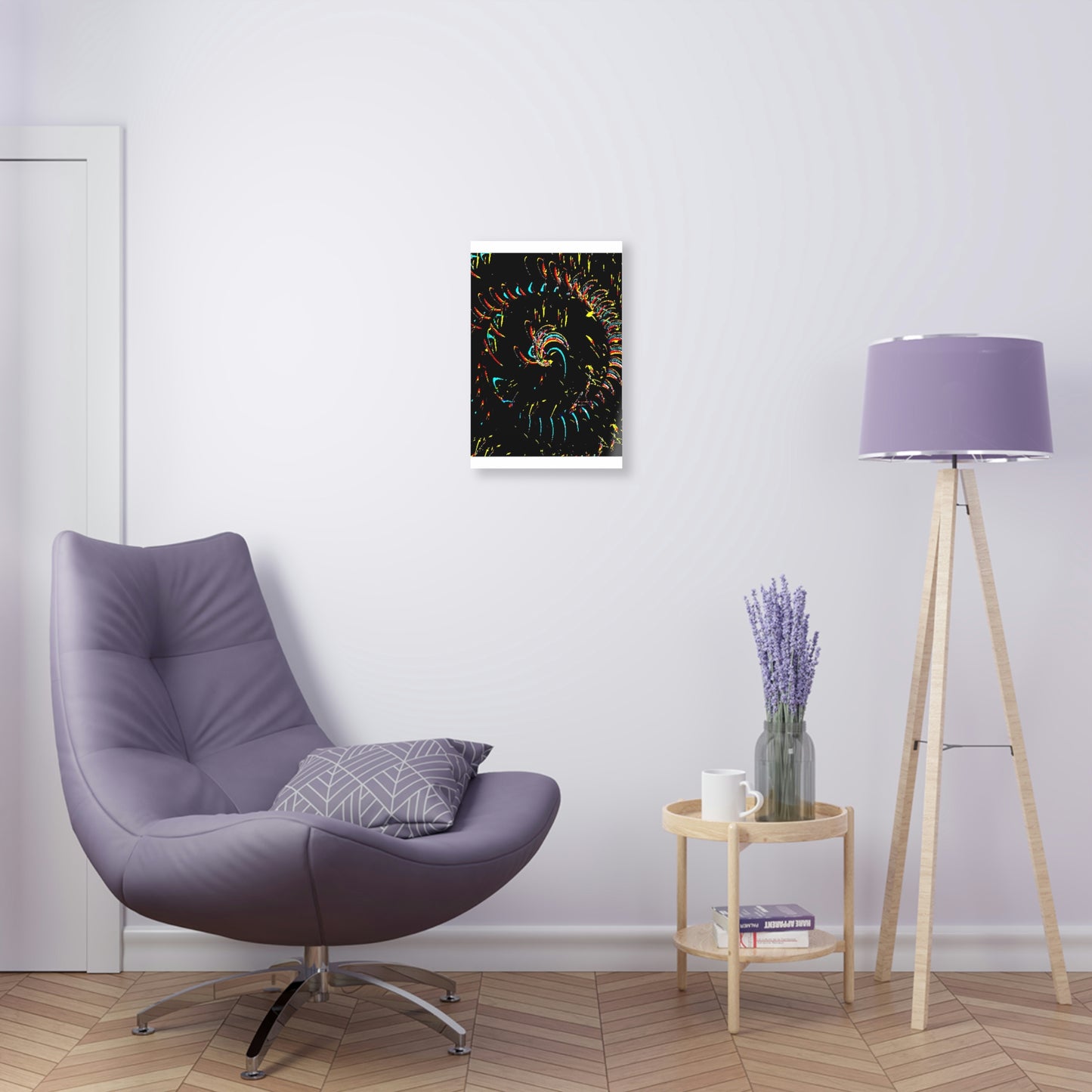 Acrylic Prints ... "Waning Moon" ... Central Idaho ... October 2022 ... Rendering Time: 22 Hours ... Original Works ...