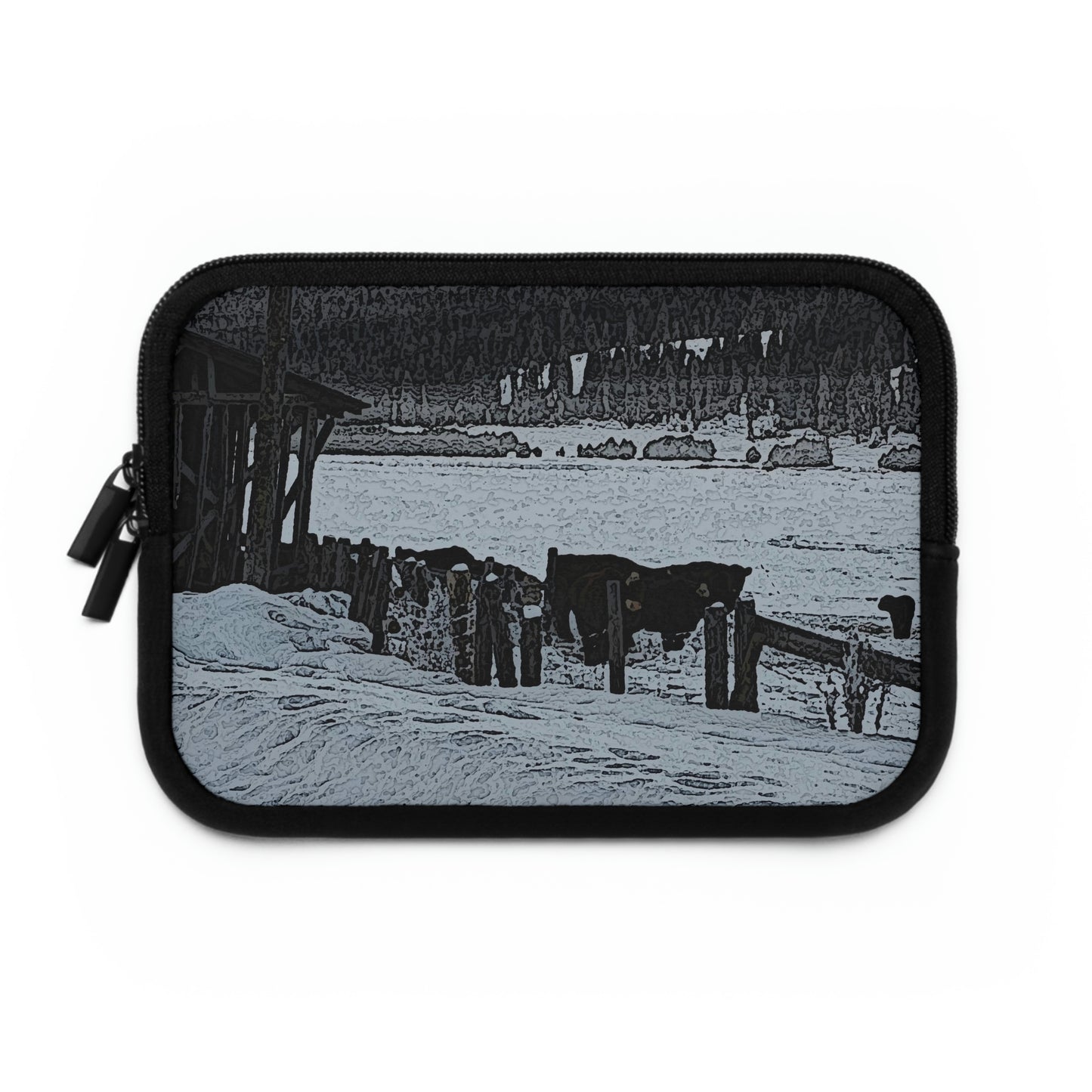 Laptop Sleeve ... A Quiet Morning ... "Along The Red River & Nature Preserve Plateau" ... Jan23 ... Original Works ...