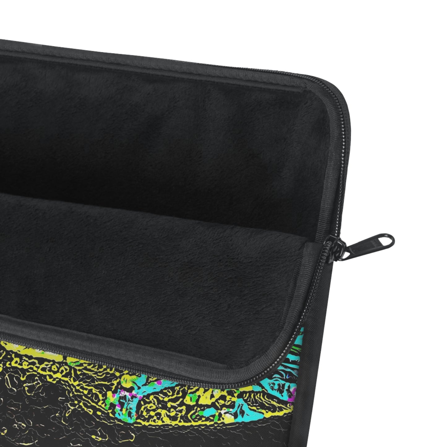 Laptop Sleeve ... "Snow Vehicle In Snow Storm At-Rest" ... Circa 12Mar23 ... Central Idaho ... 18-Hours Rendering Time: Original Works ...