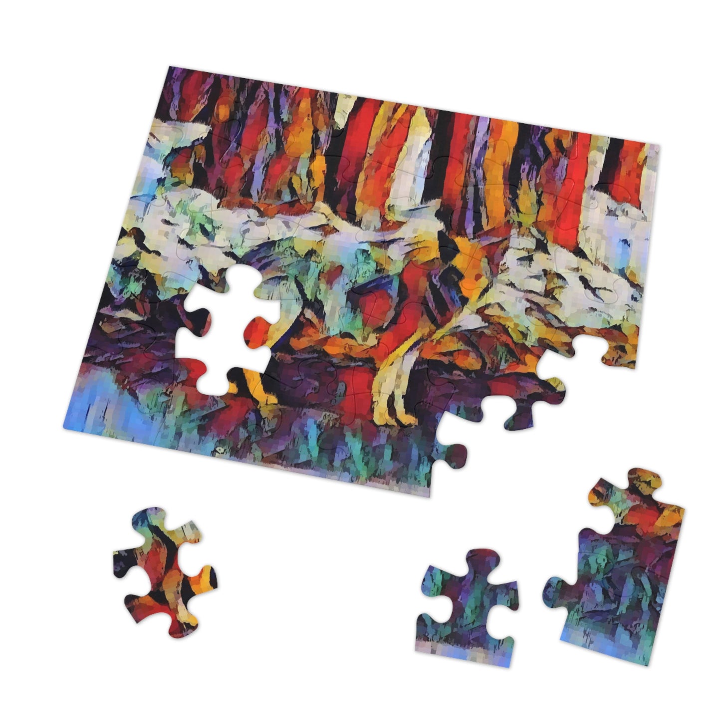 Jigsaw Puzzle (30, 110, 252, 500,1000-Piece) ... Coyote ... "Yosemite Valley: Circa May23 ... KPH Base Photo" ... Original Works ...