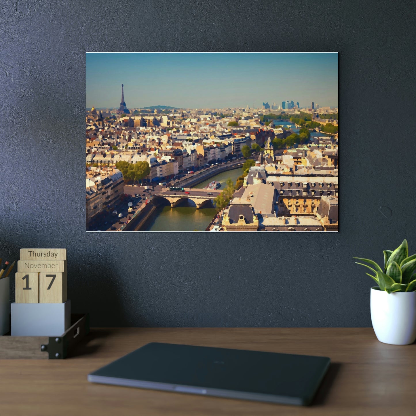 Aluminum Composite Panels ... "Allons Y A La Paris!"... A View Of 'The River Seine & Le Tour Eiffel' ... Family Archives ... Original Works ...