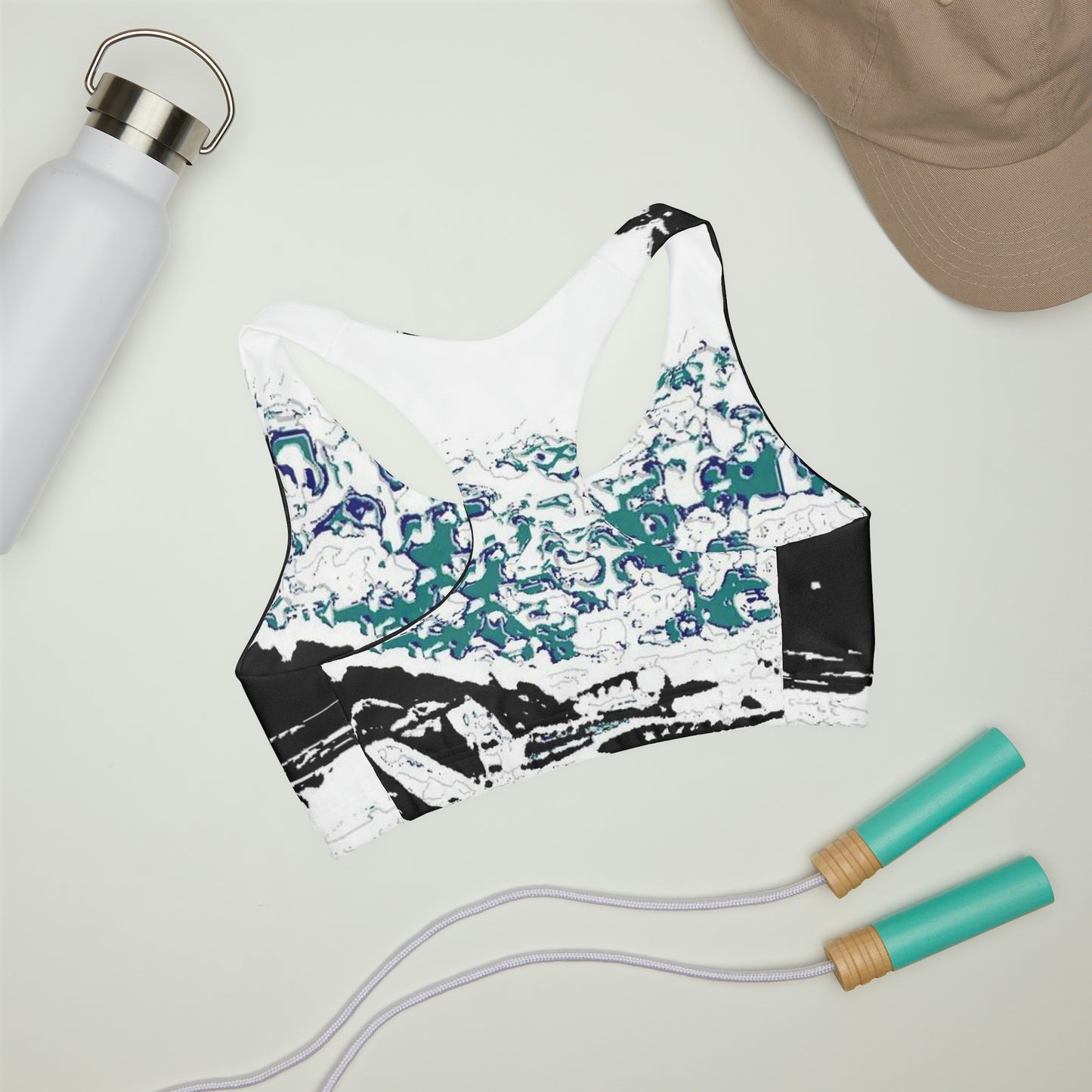 Girls' Double Lined Seamless Sports Bra ...  Seattle Columbia Cup On Lake Washington ... "Dave Wilcox Heads For The Win" ... Associate Gift-Photo ... Original Works ...