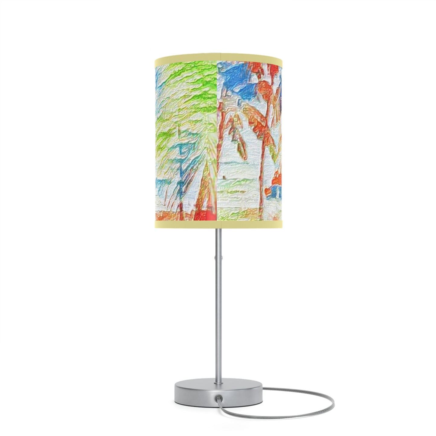 Lamp on a Stand, US|CA plug ... "The Royal Hawai'ian: Waikiki Beach_Beach" ... Honolulu, HI ... Ocotber 2014 (Halloween) ... Original Works ...