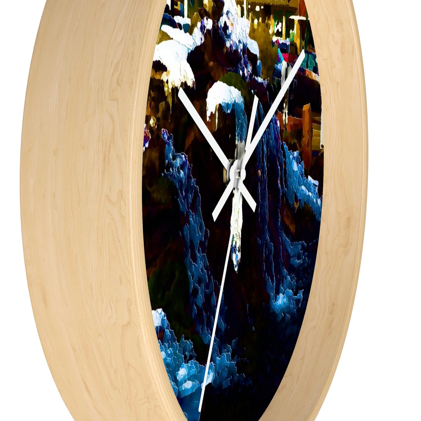 Wall clock ...  "Ice & Water Sculpted" ... Downtown Grangeville, Idaho ... Adjacent To Irwin Pharmacy ... 5Jan23 ... Original Works ...