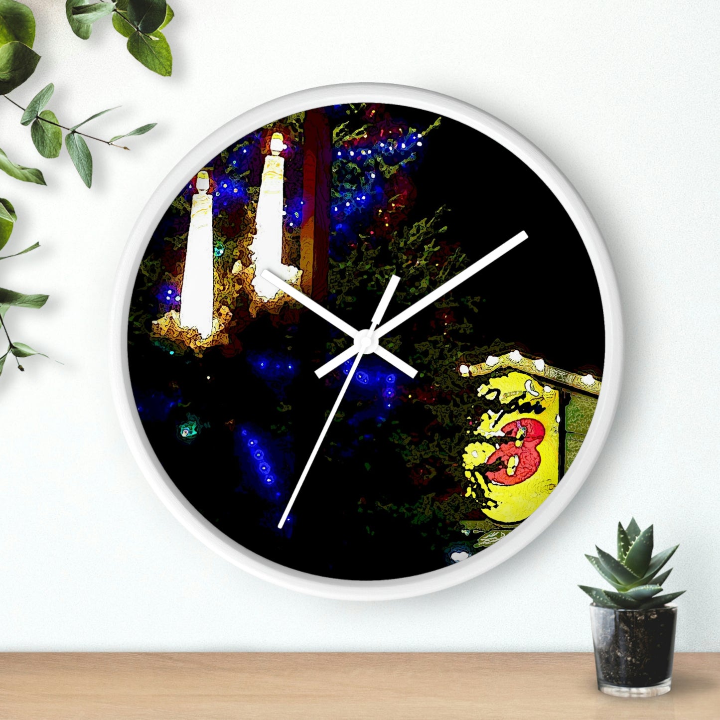 Wall clock ... A Very Nice Super-8 'On The Praire' ... Grangeville, Idaho ... Jan23 ... Original Works ...
