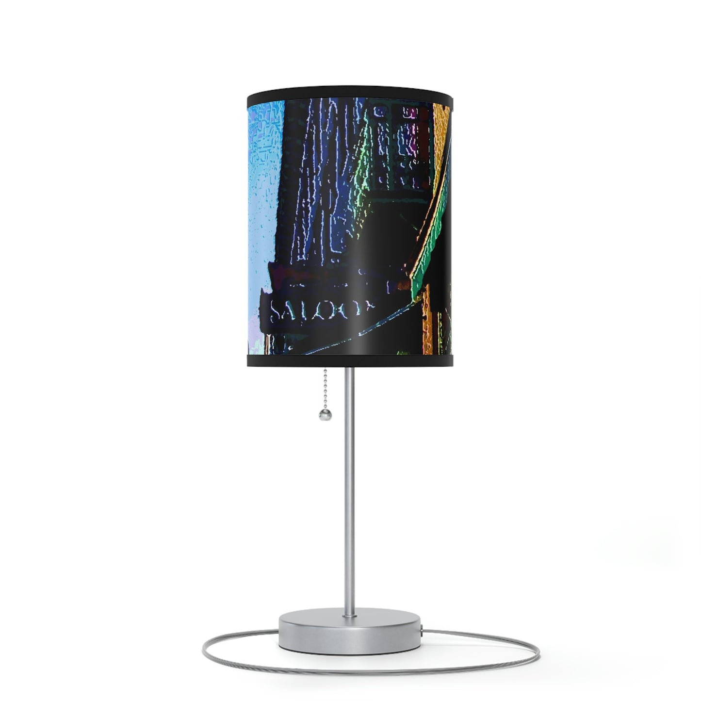 Lamp on a Stand, US|CA plug ...  Pioneer Square & Smith Tower ... 'That World Famous View' ... Colleague Supplied Photo ... Original Works ...