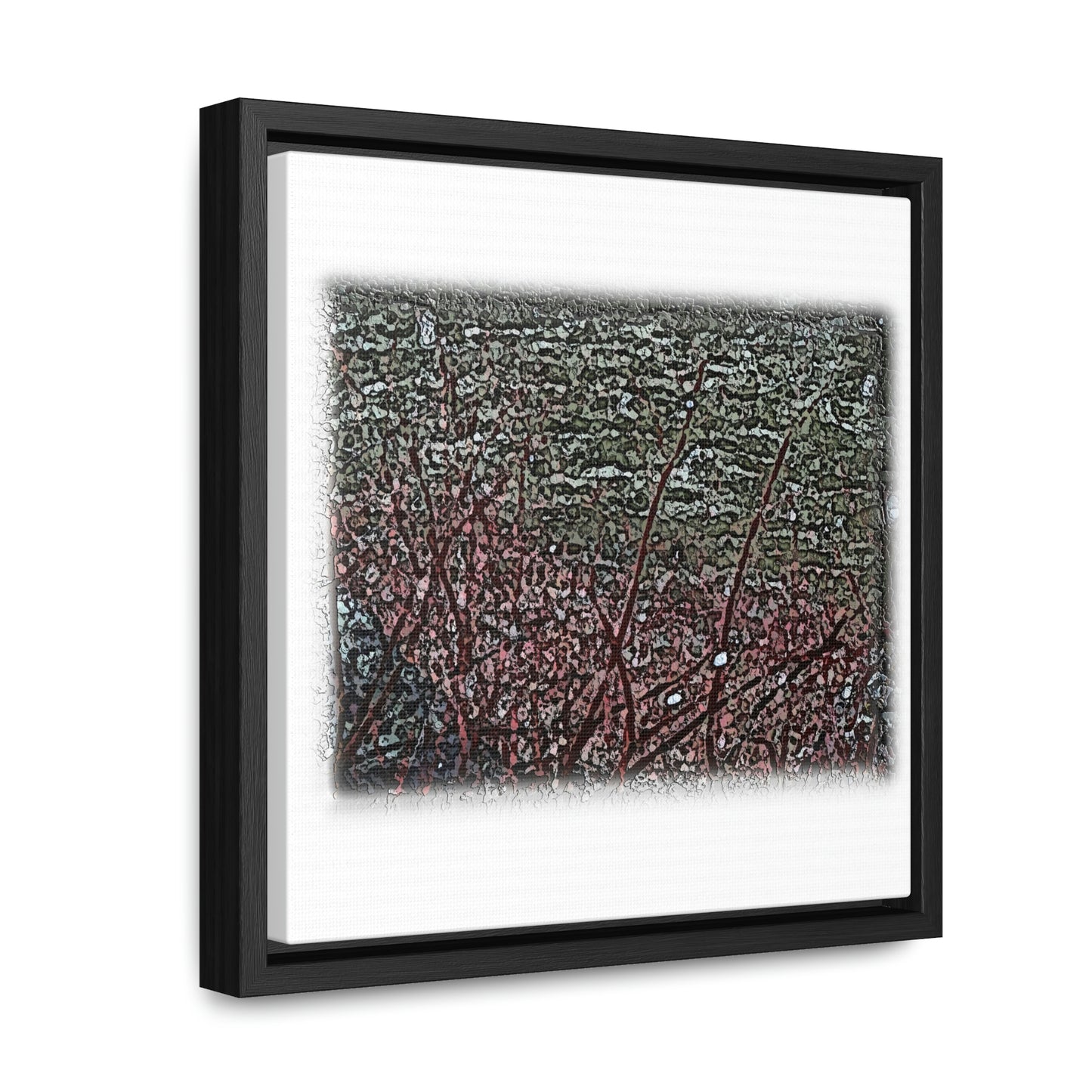 Gallery Canvas Wraps, Square Frame ... "A River Runs Through It" ... Red-Osier-Dogwood (Cornus Stonlifera 'Rubra') .. Original Works ... Central Idaho ...