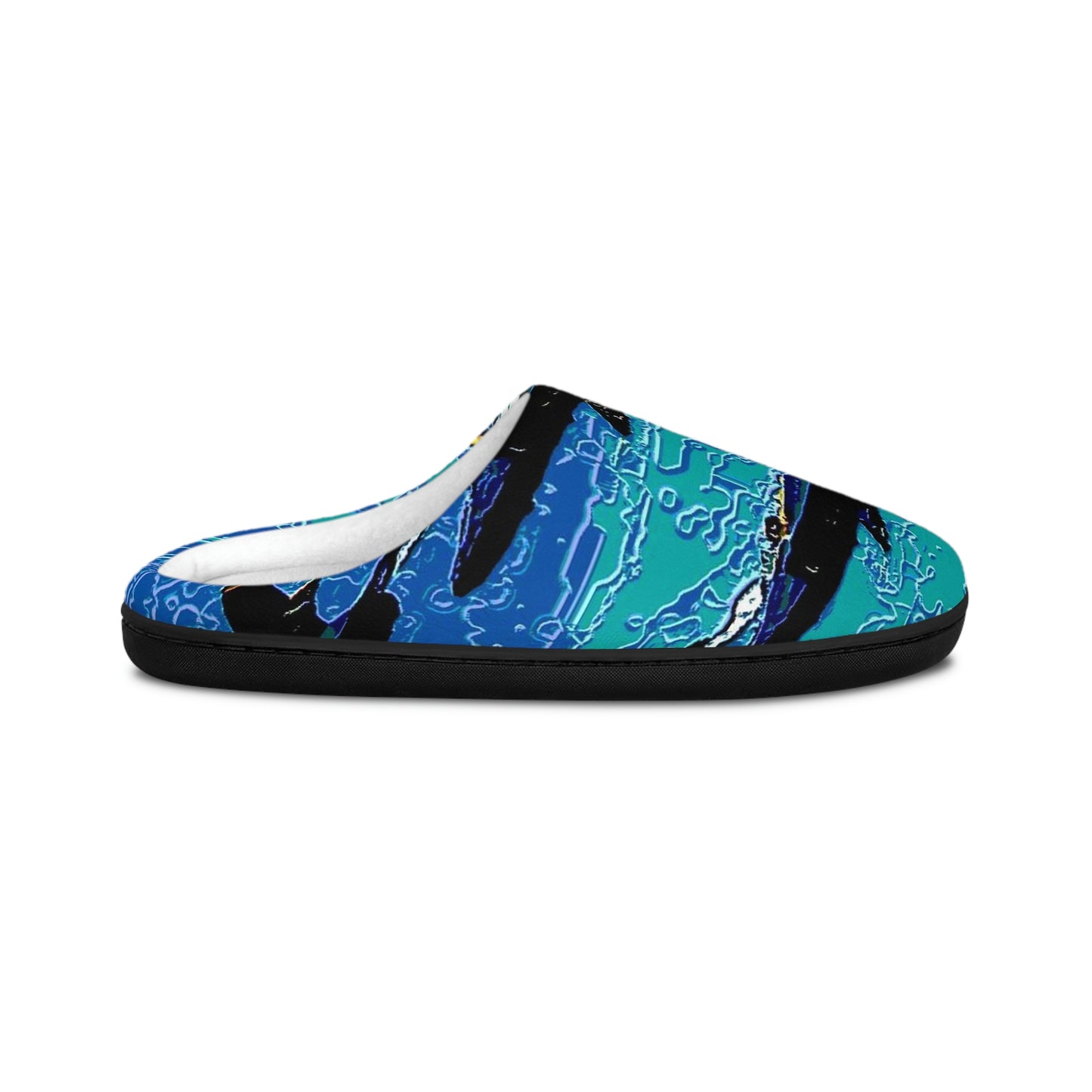 Men's Indoor Slippers ... Seattle Seafair ..."Blue Angels Run Over Lake Washington" ... Circa Mid 1980's ... Dr FJ Holt ... Original Works ...