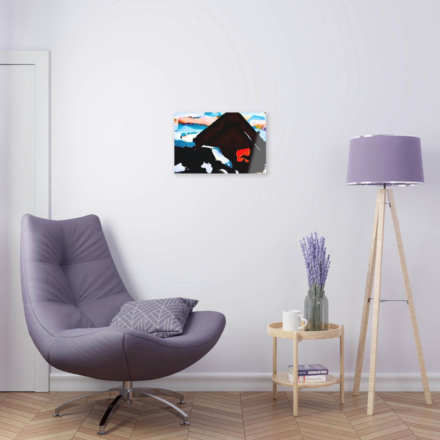 Acrylic Prints ... After An Intense Snow Storm ... 'Digging Out' ... A Vehicle & Cabin "In The Mountains" ... March 2023 ... Original Works ...