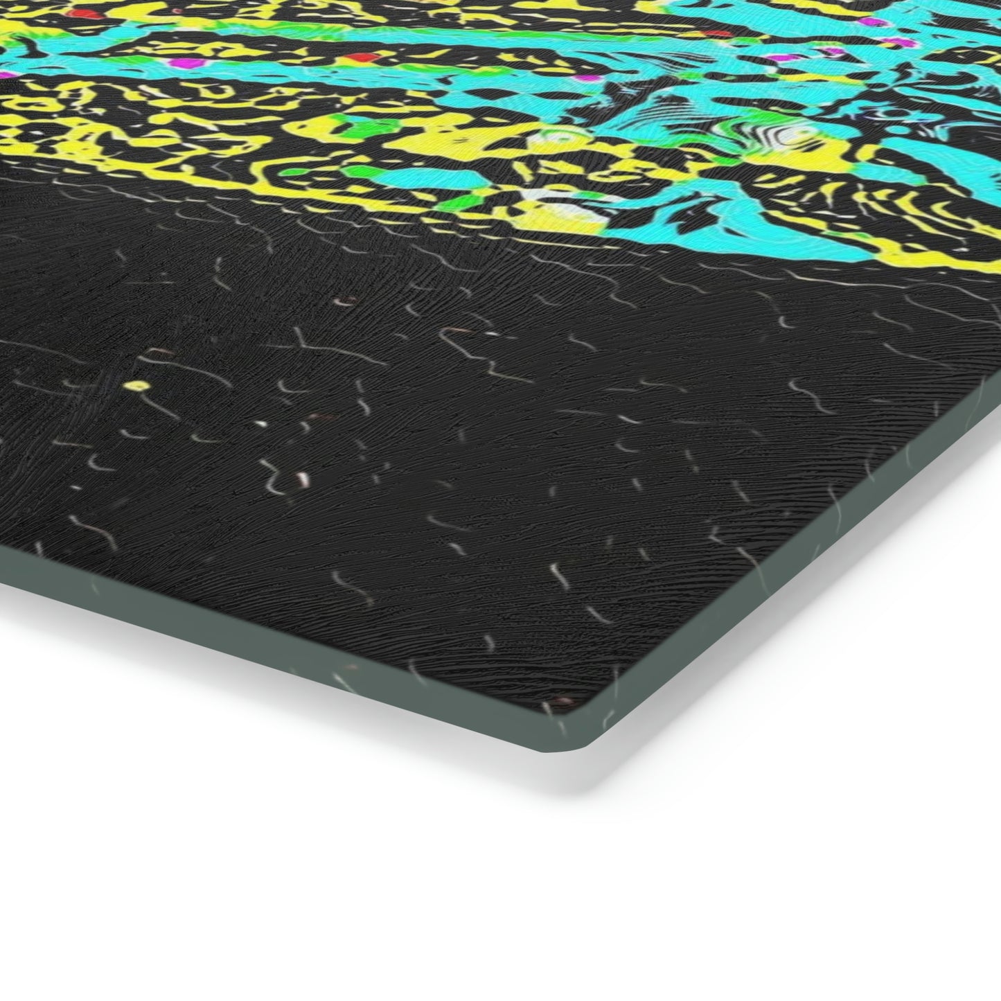 Cutting Board ... "Snow Vehicle In Snow Storm At-Rest" ... Circa 12Mar23 ... Central Idaho ... 18-Hours Rendering Time: Original Works ...
