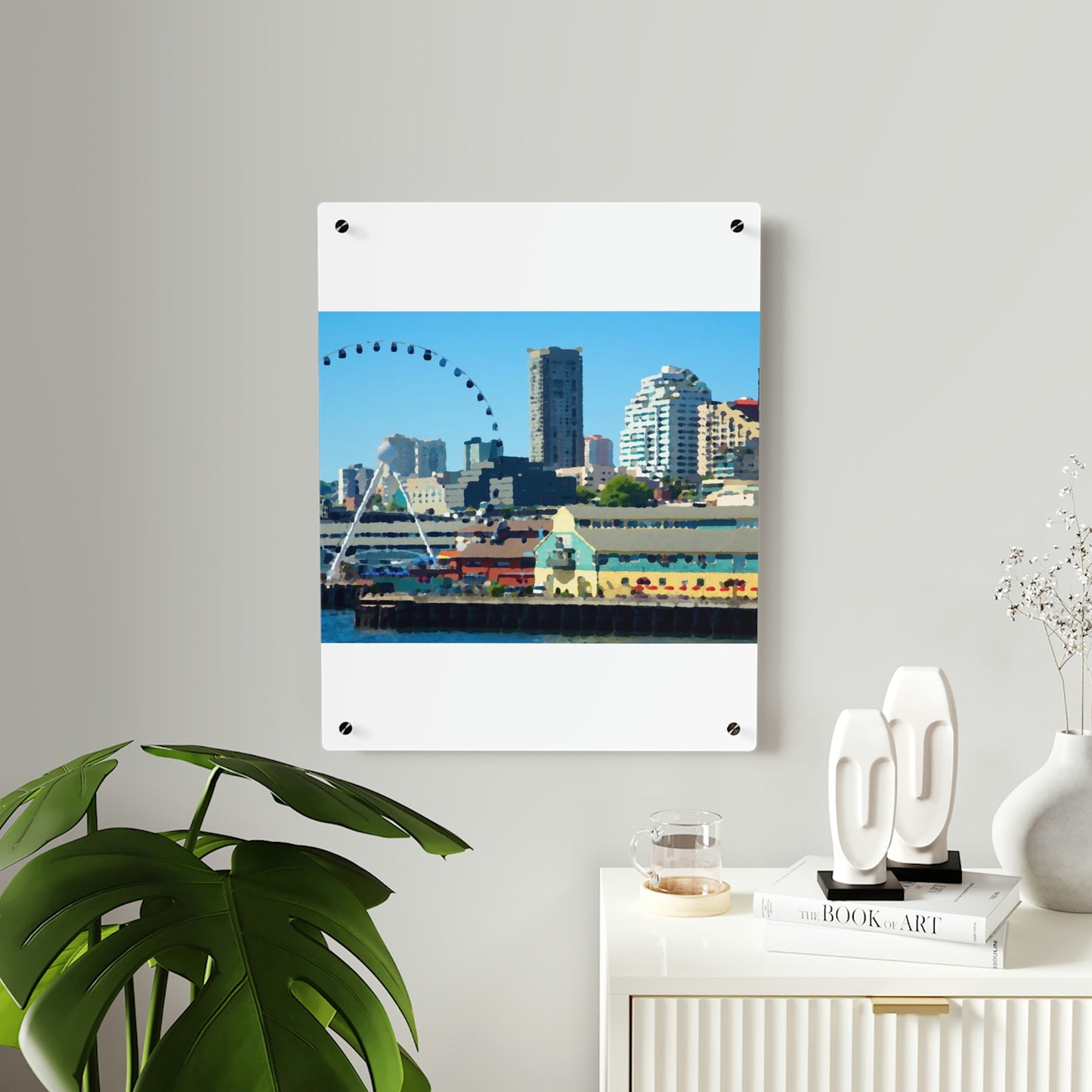 Acrylic Wall Art Panels ... That Classic Wheel ... 'Seattle's Wheel' ... & Old Classic Waterside Vendors ...  'Family Archives' ... Original Works ...