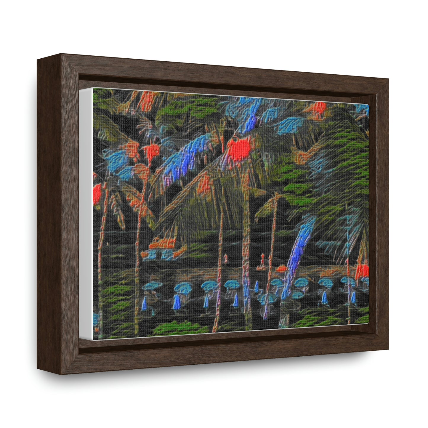 Gallery Canvas Wraps, Horizontal Frame ... "The Royal Hawai'ian: Waikiki Beach_Beach" ... Honolulu, HI ... Ocotber 2014 (Halloween) ... Original Works ...