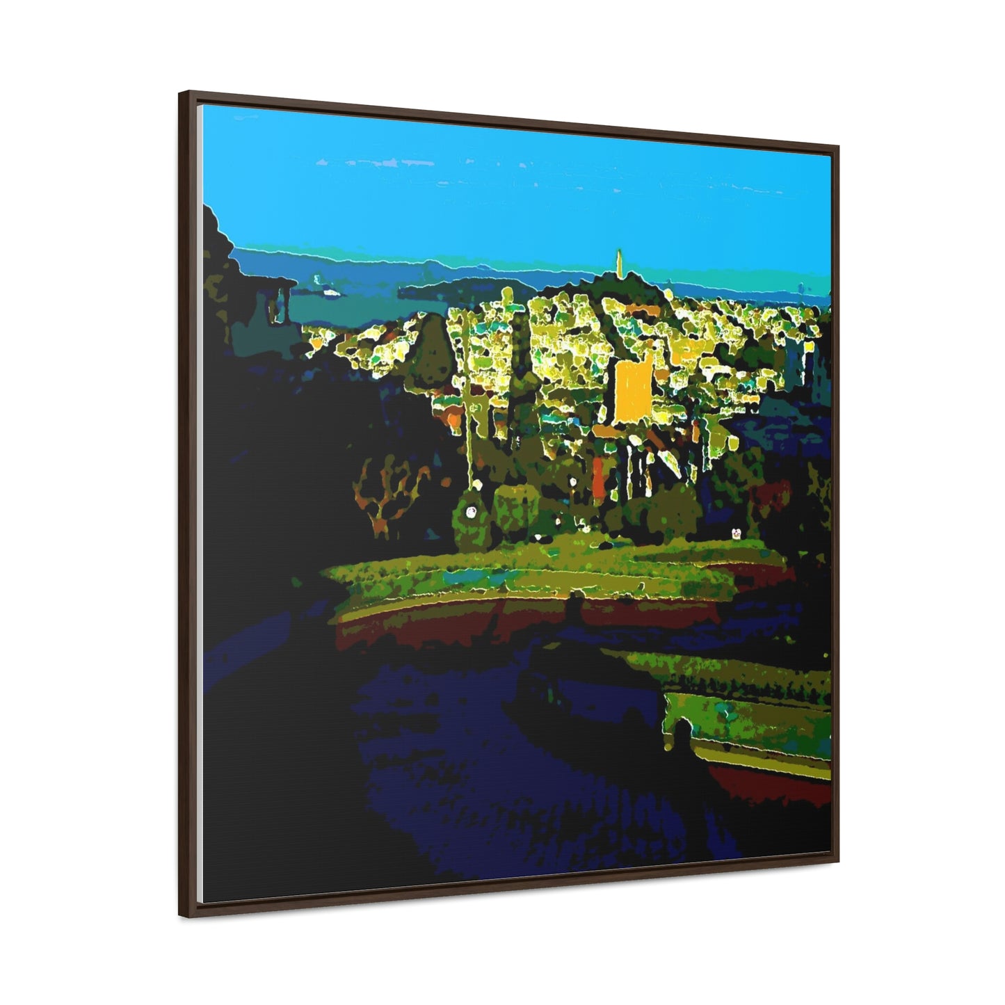 Gallery Canvas Wraps, Square Frame ...  "Lombard Street San Francisco, CA, USA" ... Family Archives 1970's ... Original Works ...