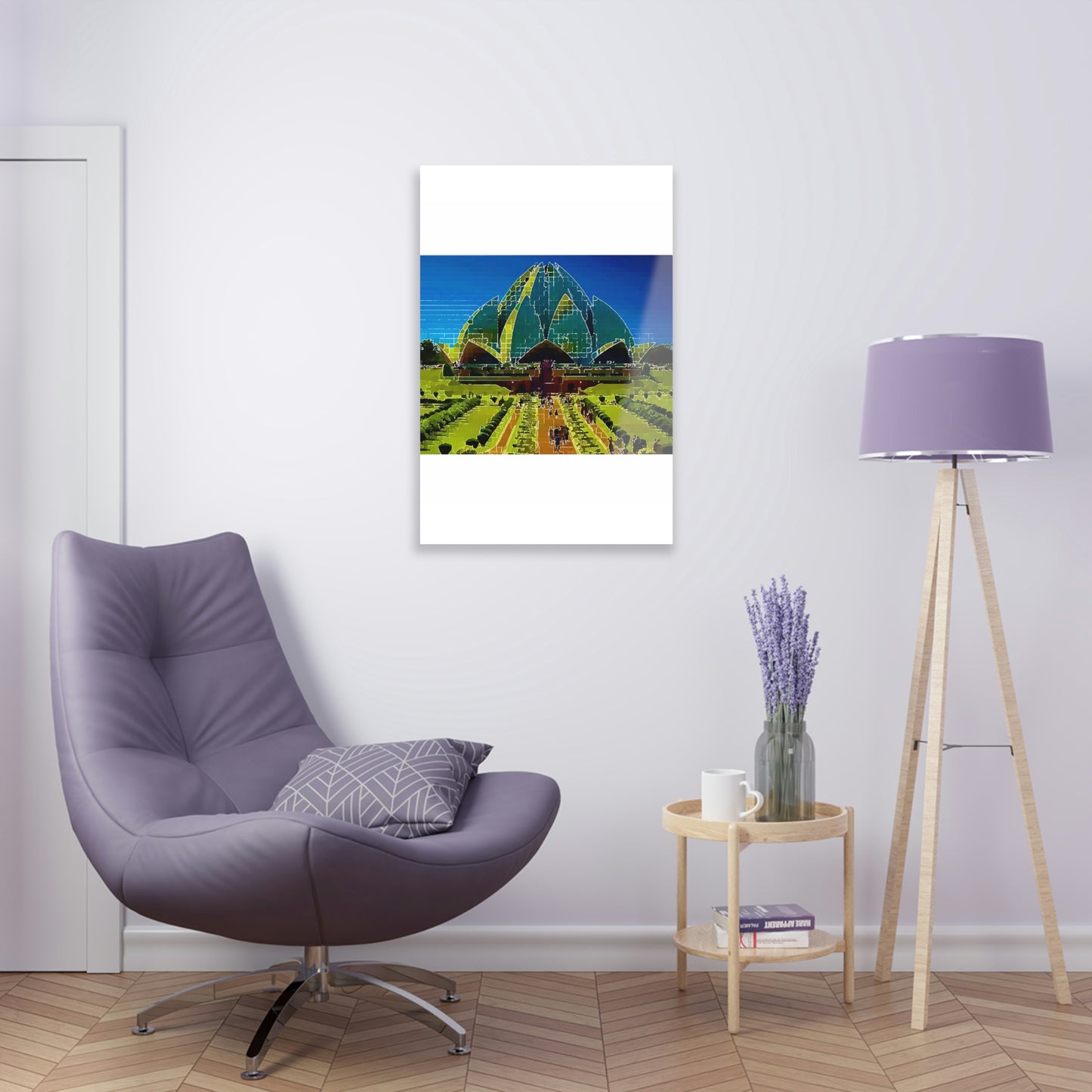 Acrylic Prints ... 'Bahai'i House-Of-Worship' ... "Lotus Temple: Delhi, India, 2008" ... Original Works ...