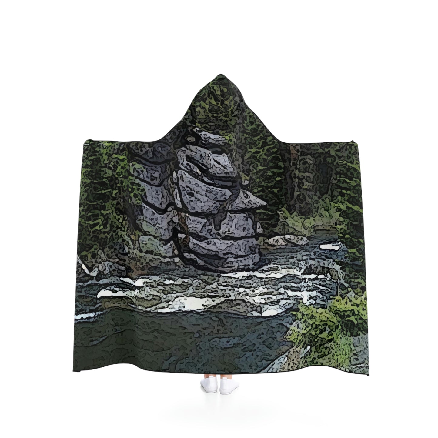 Hooded Blanket ..."I Am Innocent" ... Tricky-Dick Immortalized ... Nixon Rock: Along The River ... Central Idaho, Summer 2020 ... Original Works ...