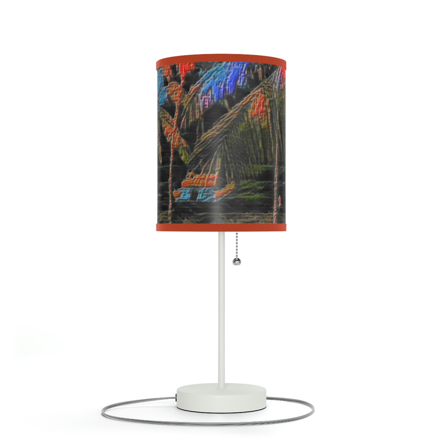 Lamp on a Stand, US|CA plug ... "The Royal Hawai'ian: Waikiki Beach_Beach" ... Honolulu, HI ... Ocotber 2014 (Halloween) ... Original Works ...