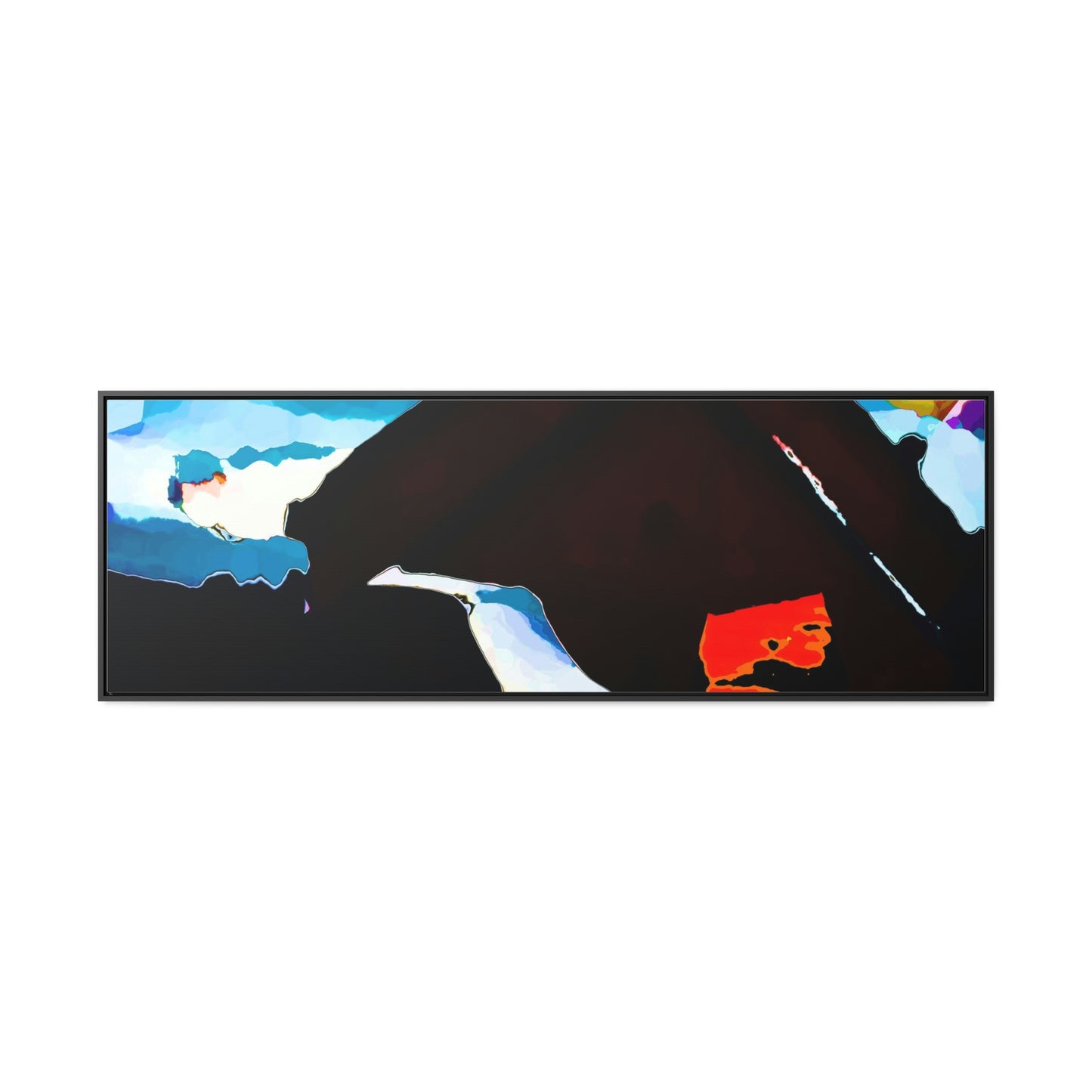 Gallery Canvas Wraps, Horizontal Frame ... After An Intense Snow Storm ... 'Digging Out' ... A Vehicle & Cabin "In The Mountains" ... March 2023 ... Original Works ...