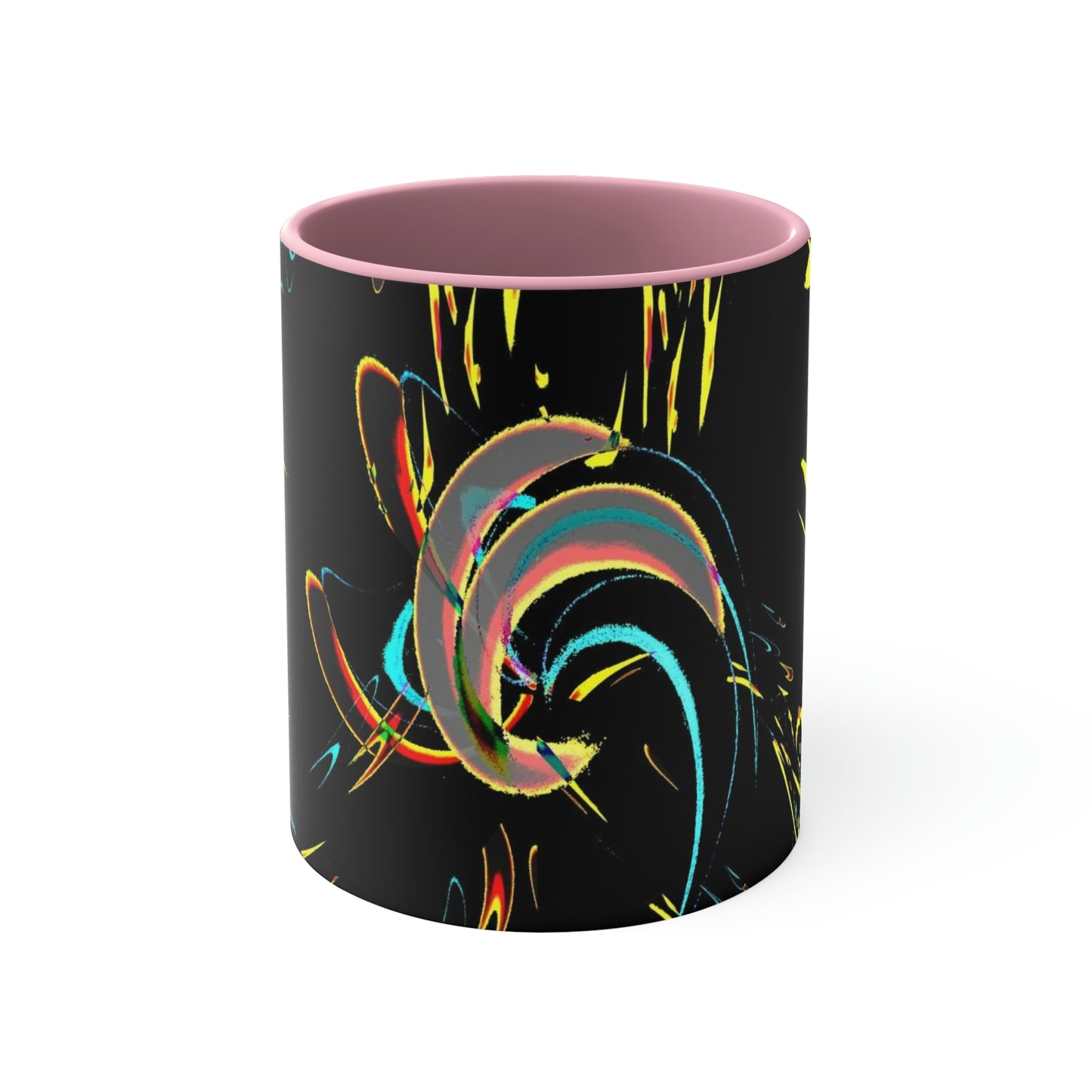 Accent Coffee Mug, 11oz ... "Waning Moon" ... Central Idaho ... October 2022 ... Rendering Time: 22 Hours ... Original Works ...