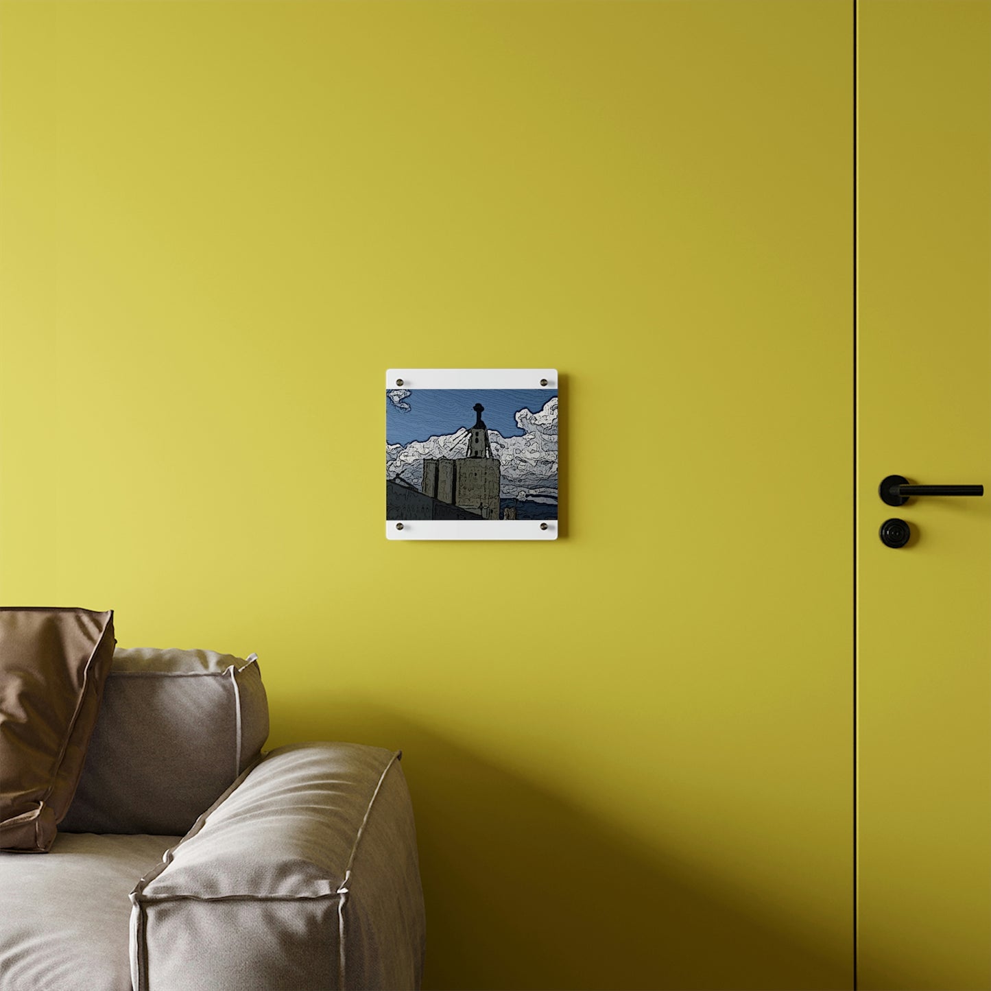 Acrylic Wall Art Panels ... "ICP: Idaho County Propane ... 'Production Facilities Grangeville, Idaho' ... "  Original Works: Rendering Time: 10 Hours ...