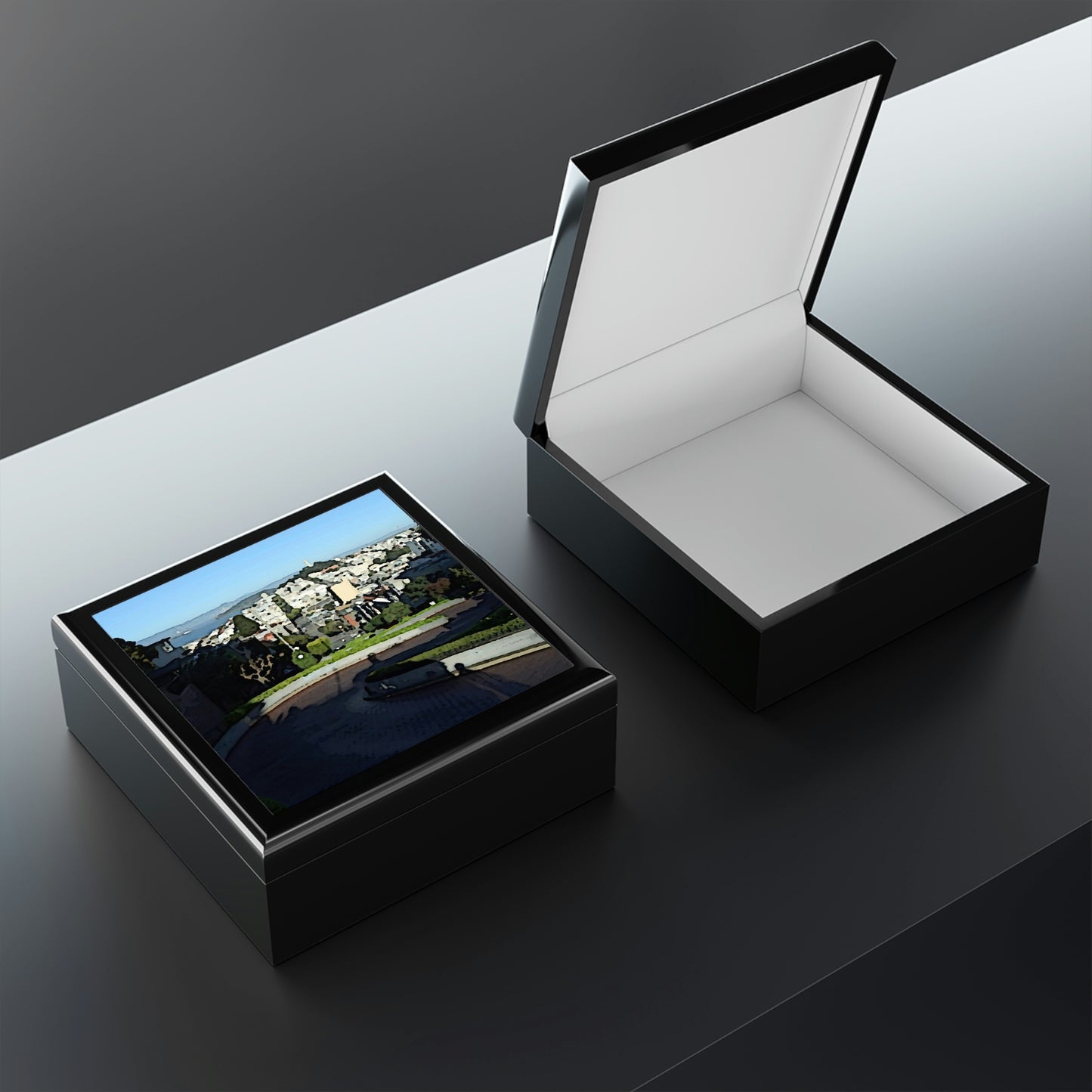 Jewelry Box ... "Lombard Street San Francisco, CA, USA" ... Family Archives 1970's ... Original Works ...