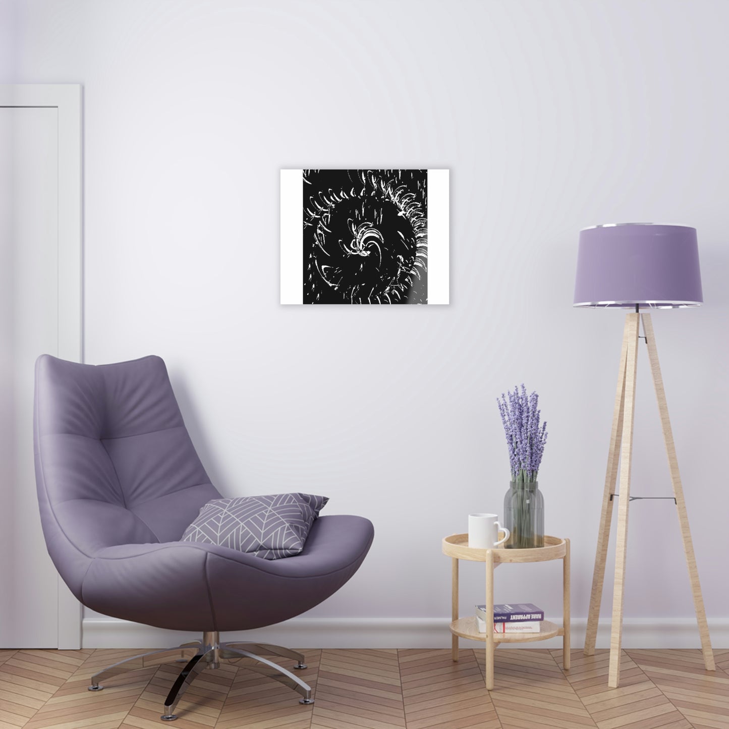 Acrylic Prints ... "Waning Moon" ... Central Idaho ... October 2022 ... Rendering Time: 22 Hours ... Original Works ...