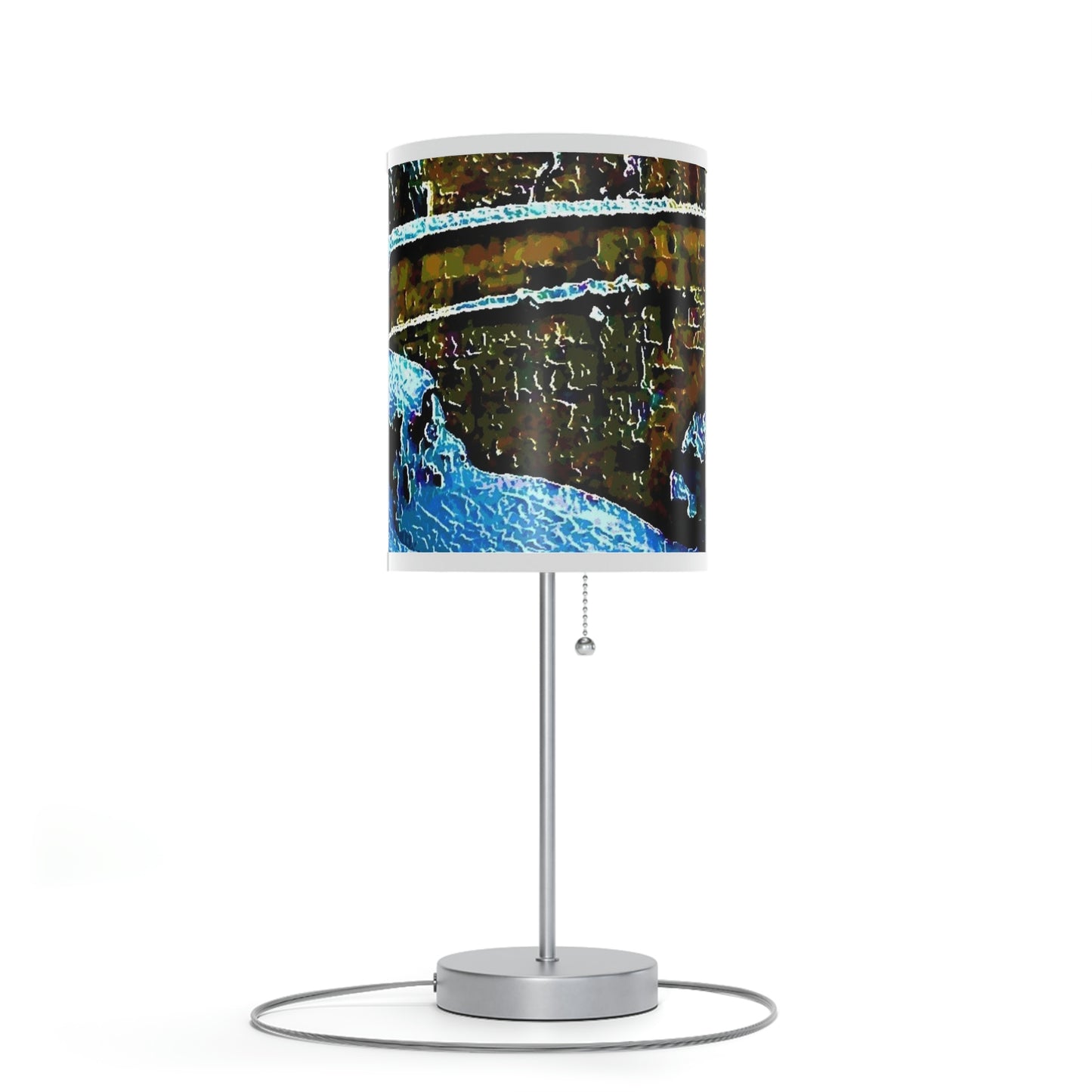 Lamp on a Stand, US|CA plug ... Walikng The Streets & Alleys ... 'Strolling The Canals ... '  ... Original Works  ...