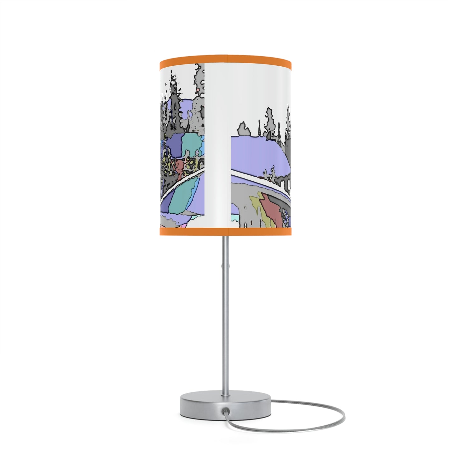 Lamp on a Stand, US|CA plug "A Very Remote Mountain Neighborhood" ... Only Cabins In This Environment ... Cenrtal Idaho ...