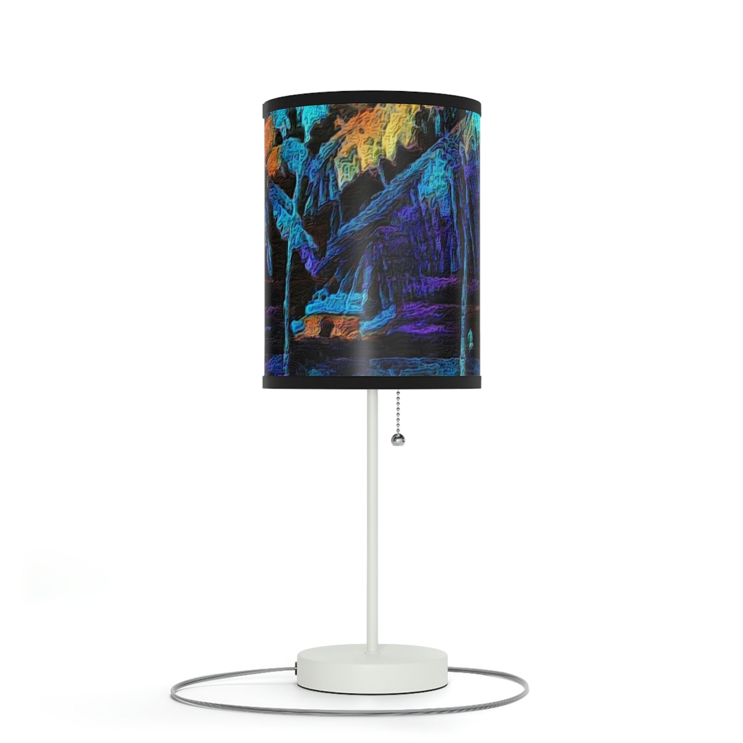 Lamp on a Stand, US|CA plug ... "The Royal Hawai'ian: Waikiki Beach_Beach" ... Honolulu, HI ... Ocotber 2014 (Halloween) ... Original Works ...