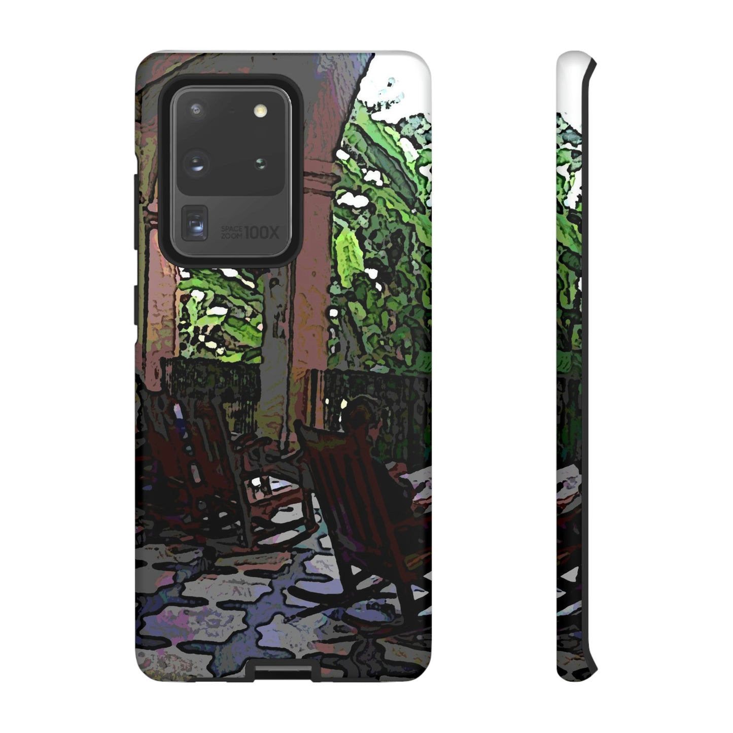 Tough Cases ... Lanai & Rocking Chairs At: 'The Pink Palace' ... The Royal Hawai'ian ... Honolulu, HI ... '27Oct2014' ... Original Works ...