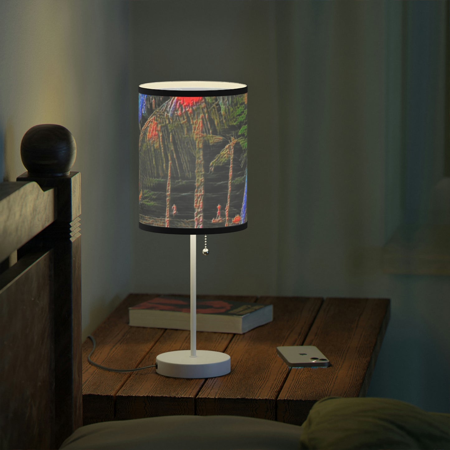 Lamp on a Stand, US|CA plug ... "The Royal Hawai'ian: Waikiki Beach_Beach" ... Honolulu, HI ... Ocotber 2014 (Halloween) ... Original Works ...