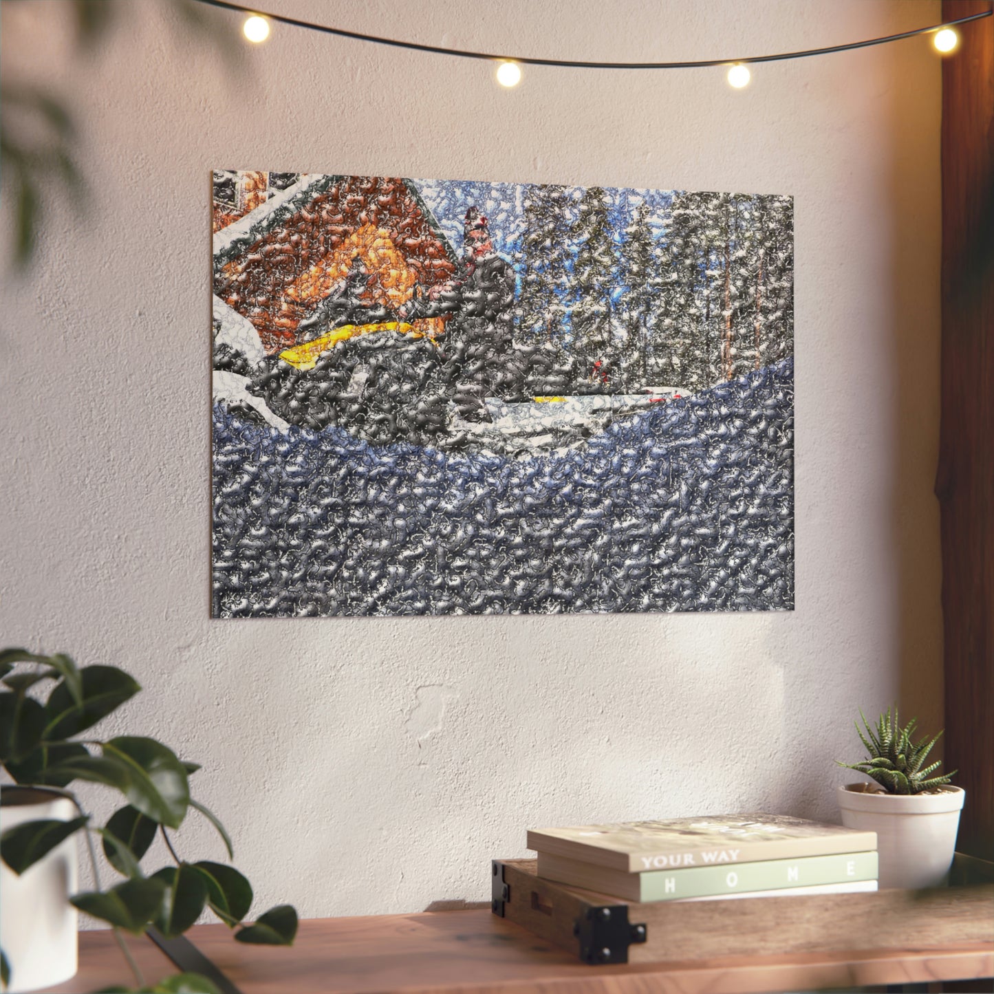 Aluminum Composite Panels ... "Packing After The Storm" ... Circa 3Apr23 ... Rhett Creek, Idaho, USA ... Original Works ...