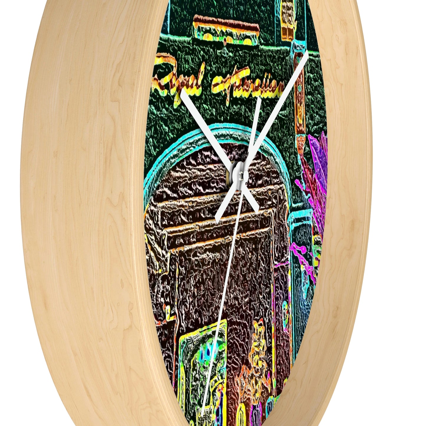 Wall Clock ... "La Grande Entree" At: 'The Pink Palace' ... The Royal Hawai'ian ... Honolulu, HI ... '27Oct2014' ... Original Works ...