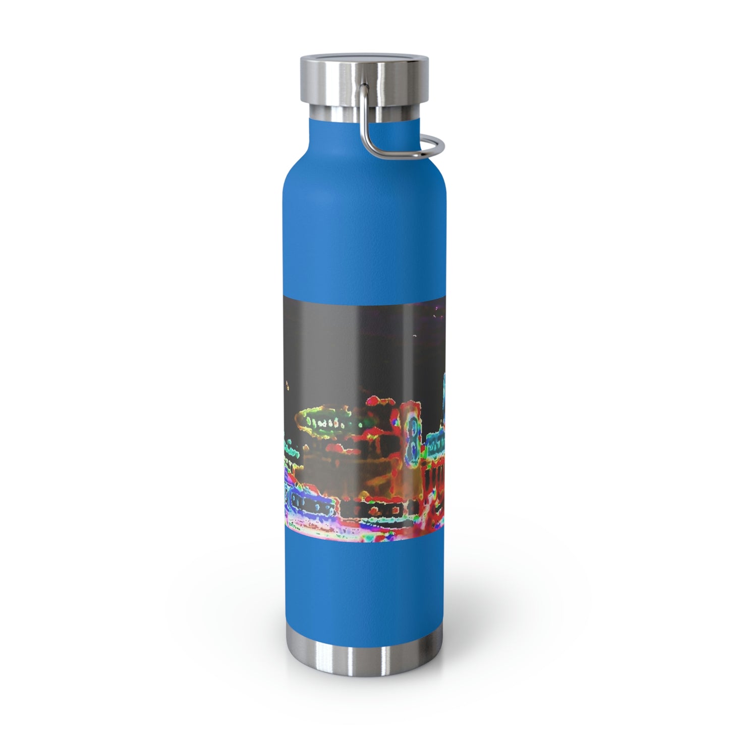 Copper Vacuum Insulated Bottle, 22oz ... "No.9 Fishermen's Grotto - Fishermen's Wharf, SF, California" ... Family Archives: 1970's ... Original Works ...