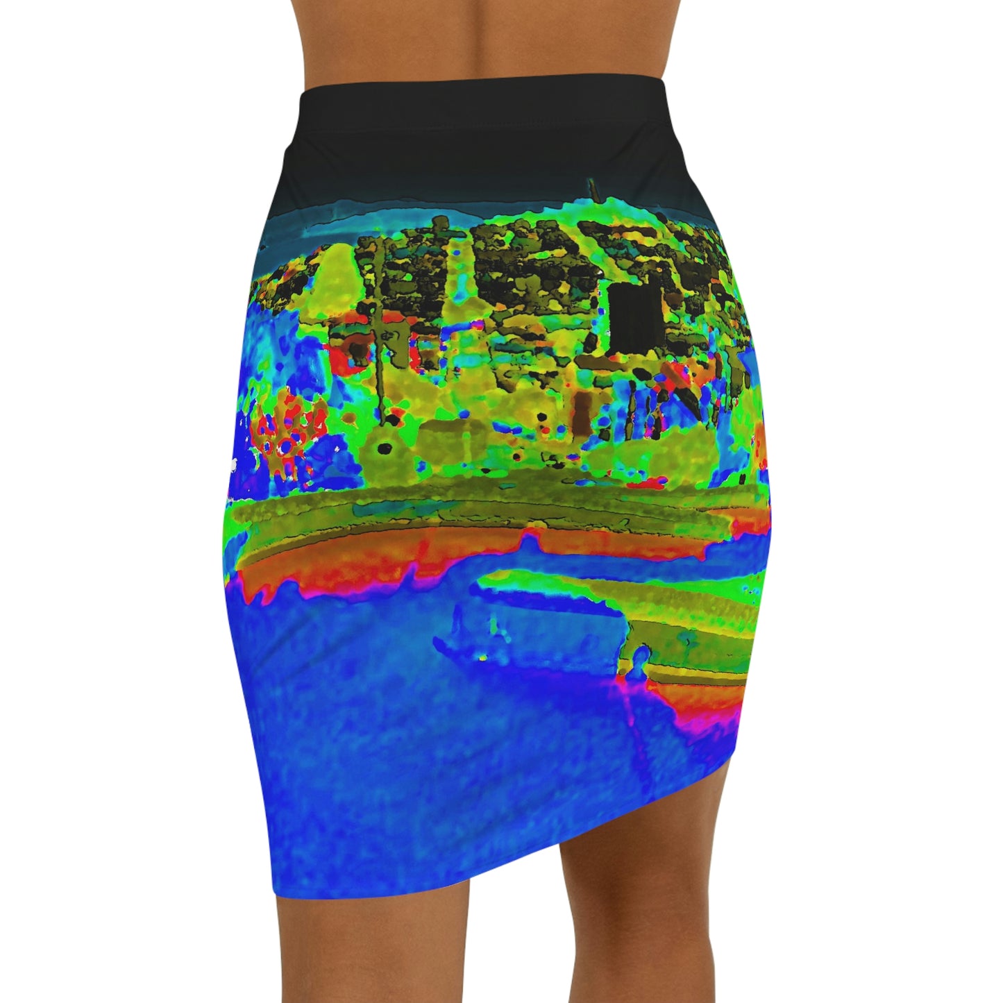 Women's Mini Skirt ... "Lombard Street San Francisco, CA, USA" ... Family Archives 1970's ... Original Works ...
