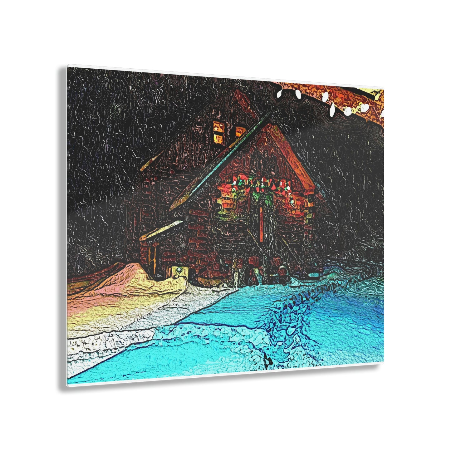 Acrylic Prints ... A Cold ... A Very Snowy ... "A Tranquil & Quiet Morning In Mountainous Central Idaho" ... Original Works ...