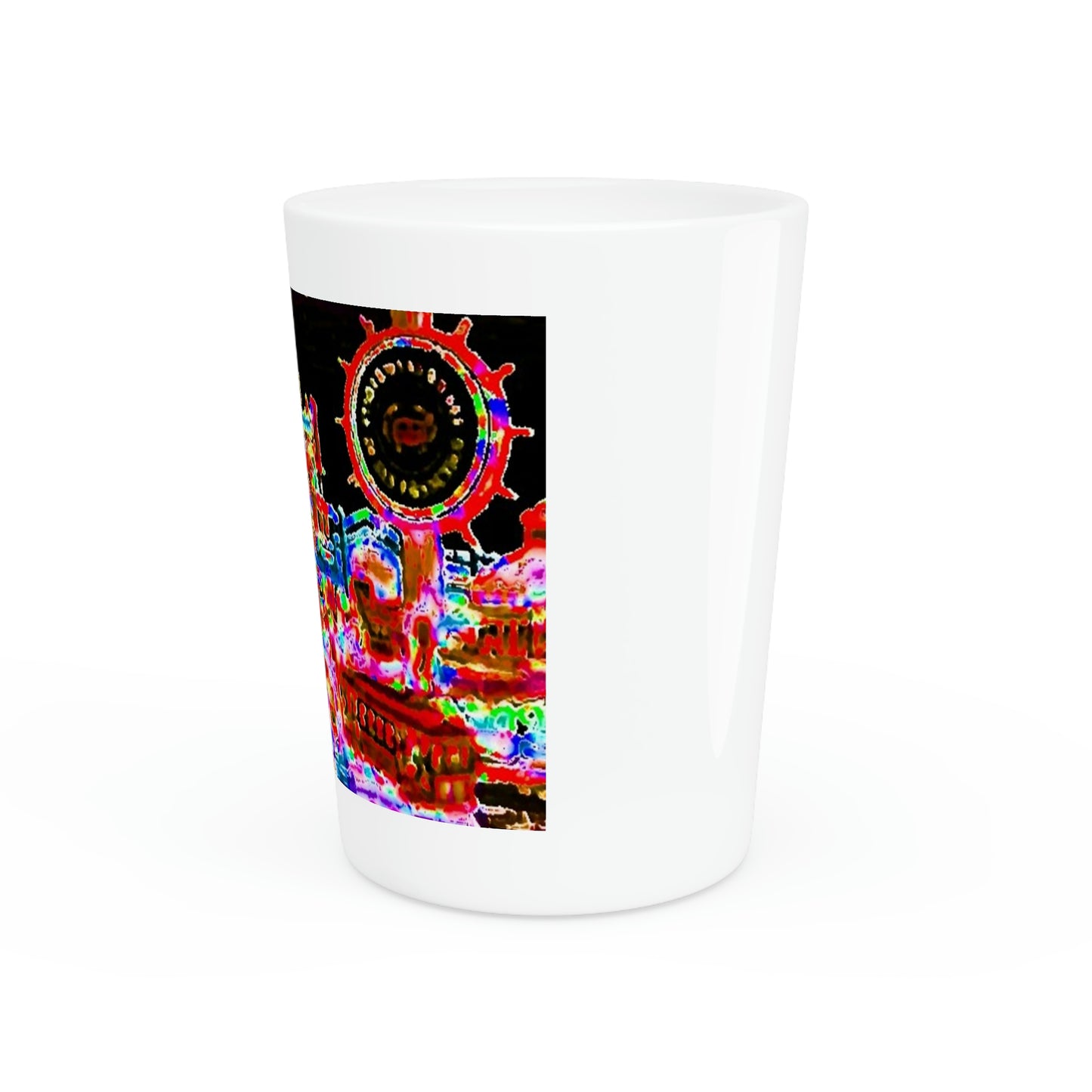 Shot Glass ... "No.9 Fishermen's Grotto - Fishermen's Wharf, SF, California" ... Family Archives: 1970's ... Original Works ...