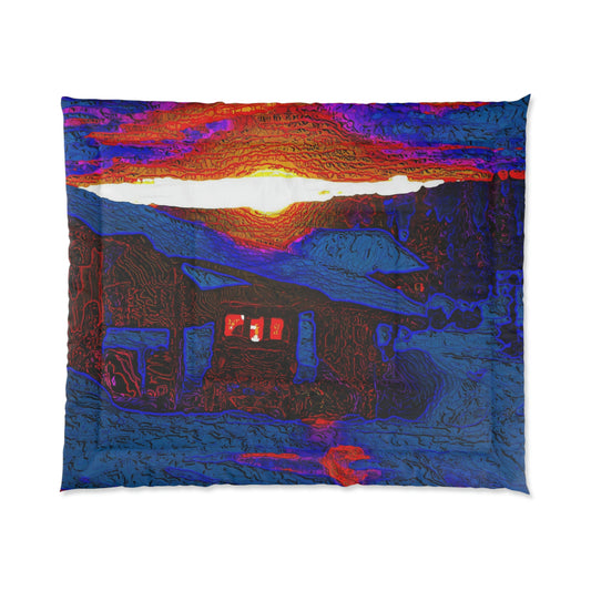 Comforter ... Add A Litle Morning Sunrise-Sunshine To Your Day Via Impressionalism ... "And Stay Warm!"