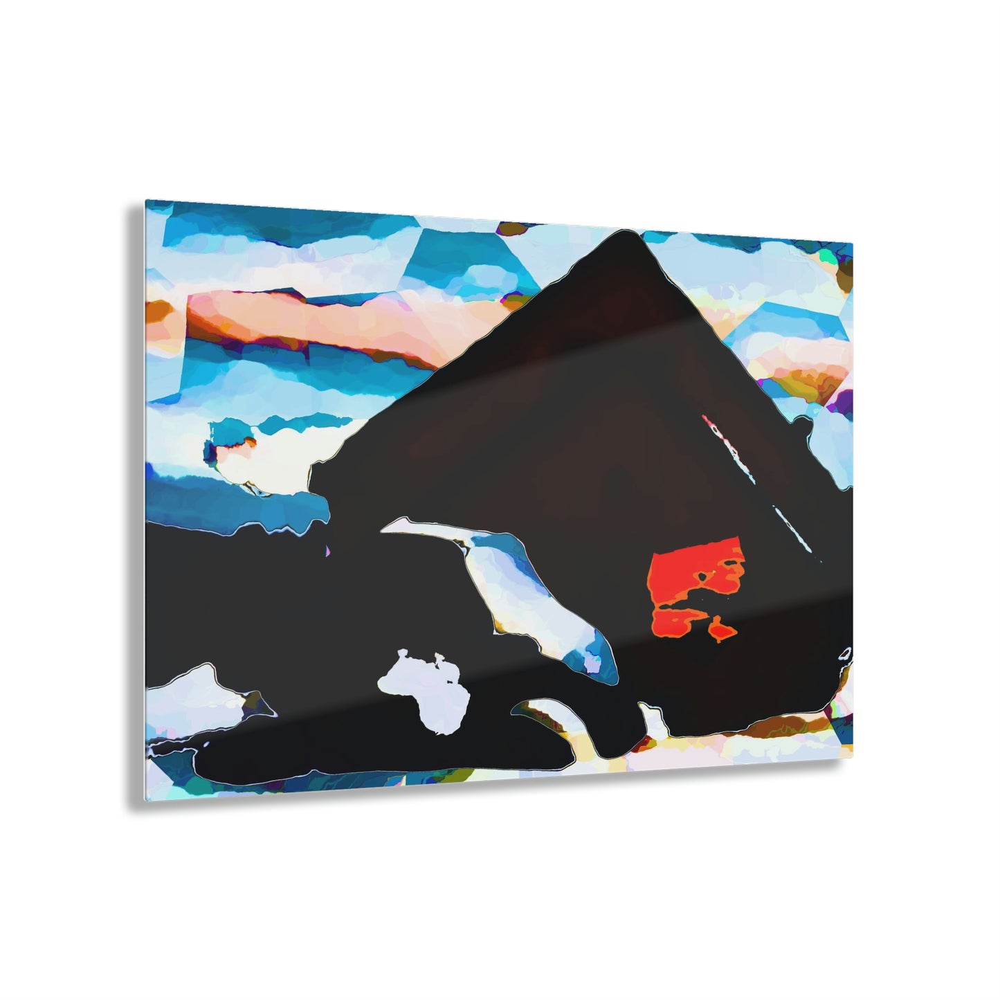 Acrylic Prints ... After An Intense Snow Storm ... 'Digging Out' ... A Vehicle & Cabin "In The Mountains" ... March 2023 ... Original Works ...