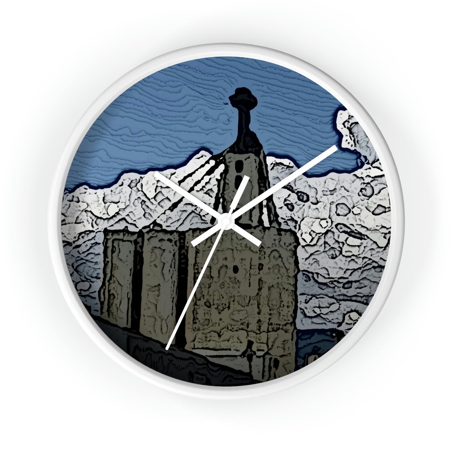 Wall clock ... "ICP: Idaho County Propane ... 'Production Facilities Grangeville, Idaho' ... "  Original Works: Rendering Time: 10 Hours ...