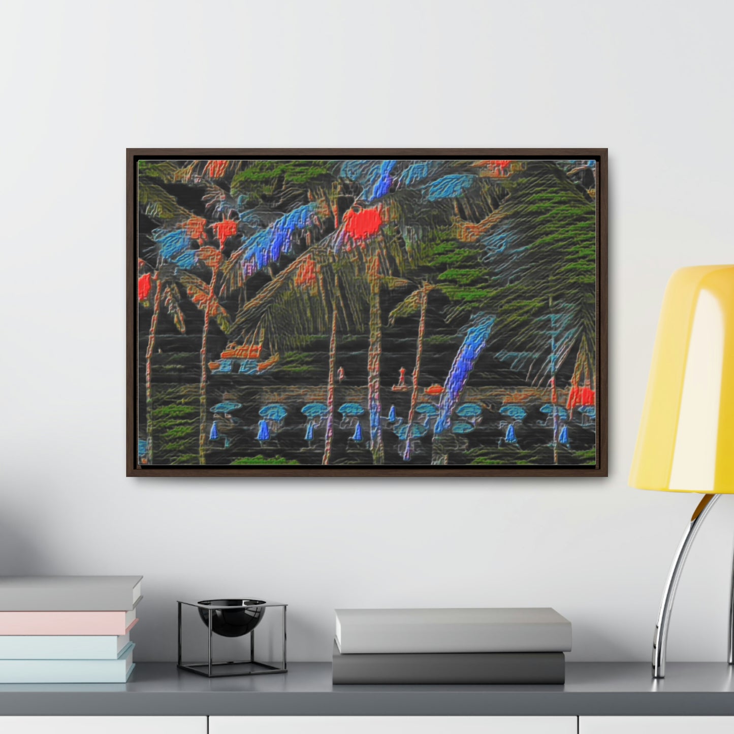 Gallery Canvas Wraps, Horizontal Frame ... "The Royal Hawai'ian: Waikiki Beach_Beach" ... Honolulu, HI ... Ocotber 2014 (Halloween) ... Original Works ...