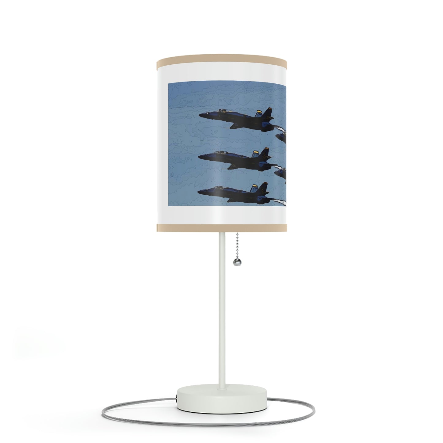 Lamp on a Stand, US|CA plug ... Seattle Seafair ..."Blue Angels Run Over Lake Washington" ... Circa Mid 1980's ... Dr FJ Holt ... Original Works ...