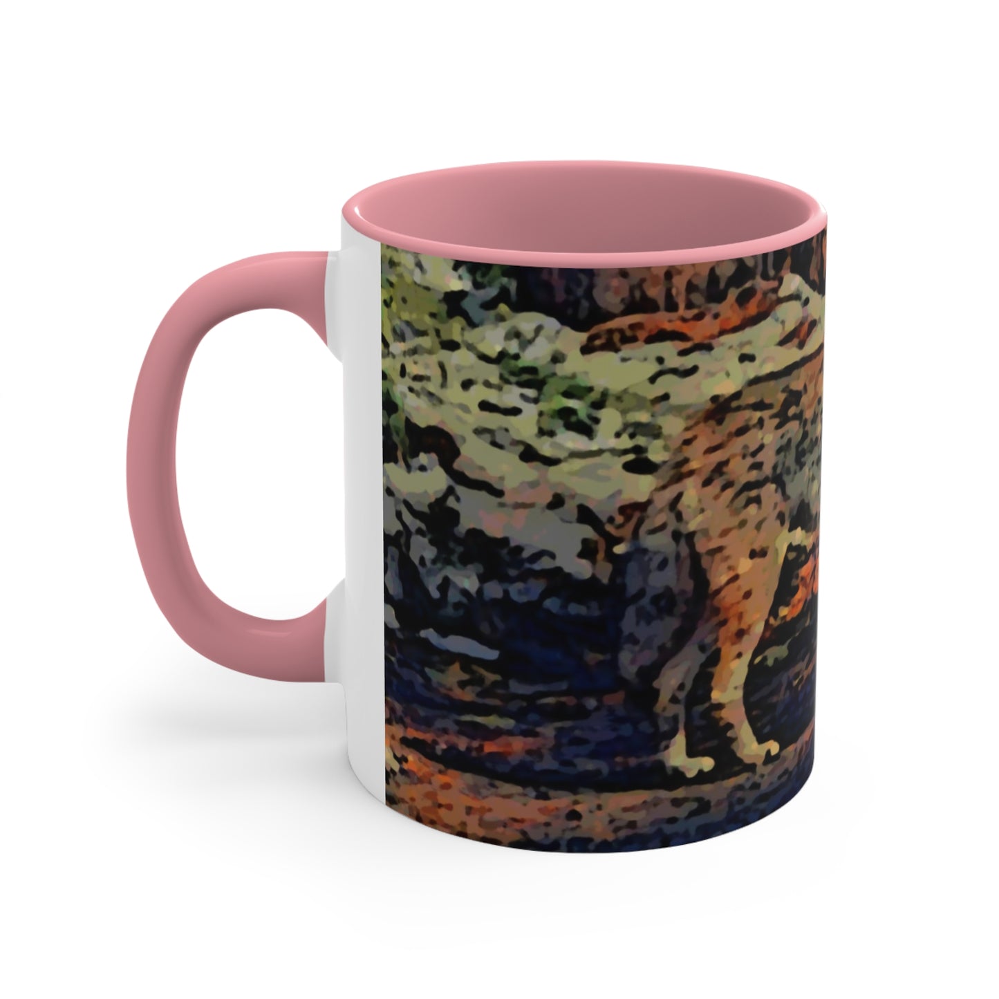 Accent Coffee Mug, 11oz ... Coyote ... "Yosemite Valley: Circa May23 ... KPH Base Photo" ... Original Works ...
