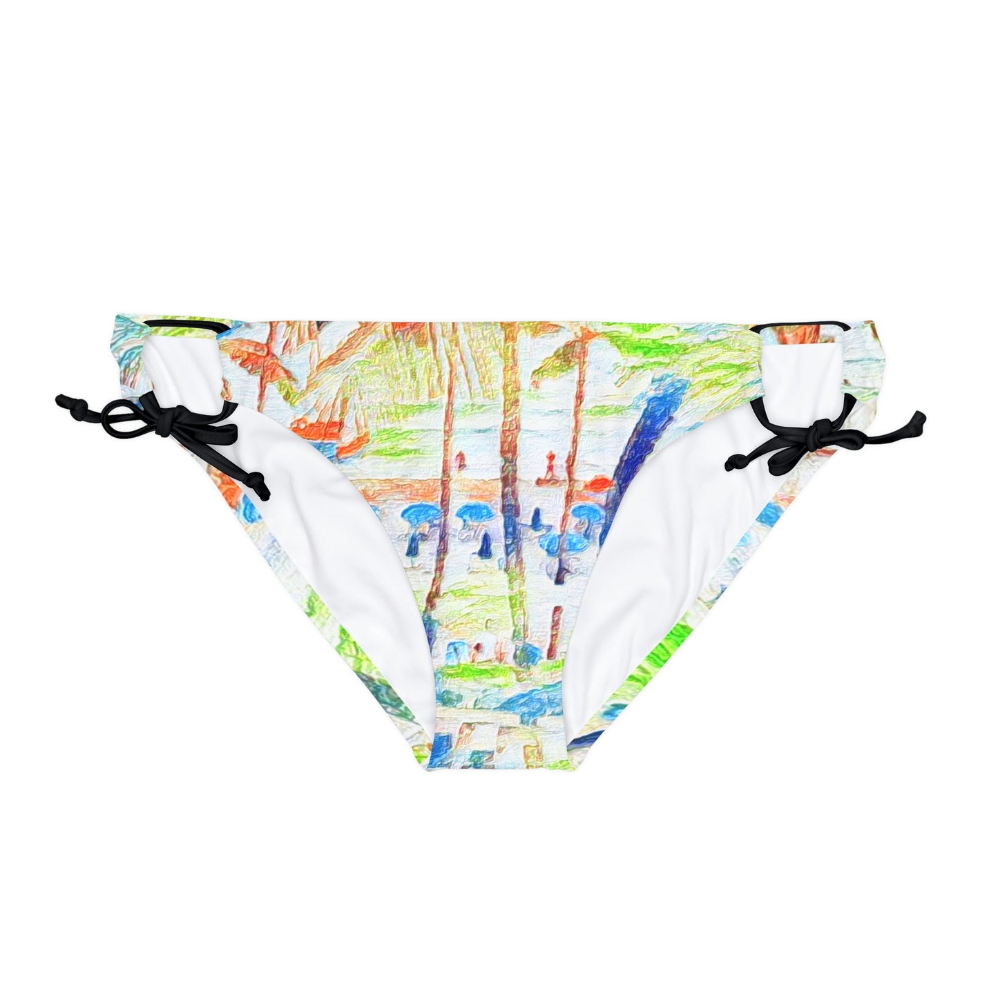 Loop Tie Side Bikini Bottom (AOP) ... "The Royal Hawai'ian: Waikiki Beach_Beach" ... Honolulu, HI ... Ocotber 2014 (Halloween) ... Original Works ...