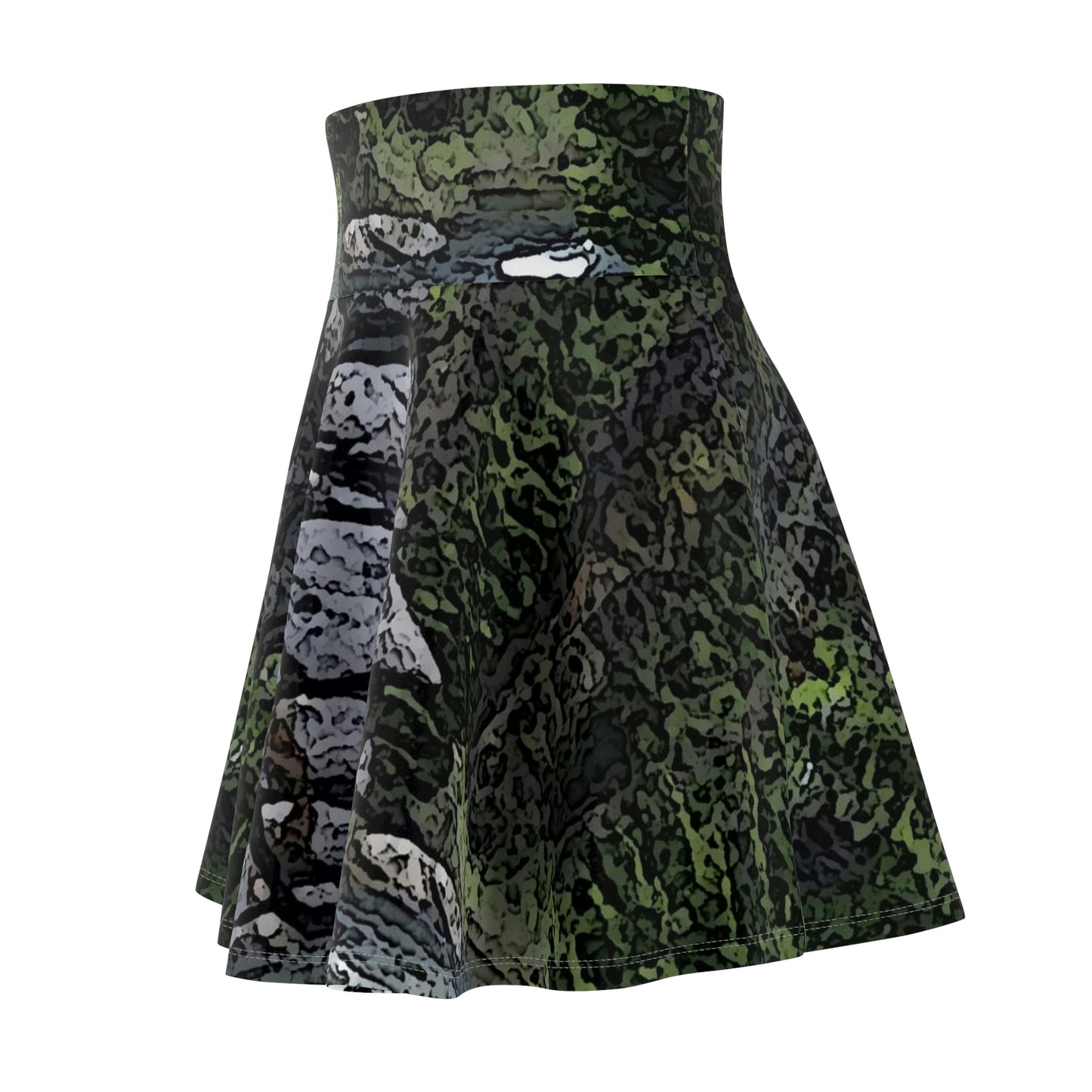Women's Skater Skirt ..."I Am Innocent" ... Tricky-Dick Immortalized ... Nixon Rock: Along The River ... Central Idaho, Summer 2020 ... Original Works ...