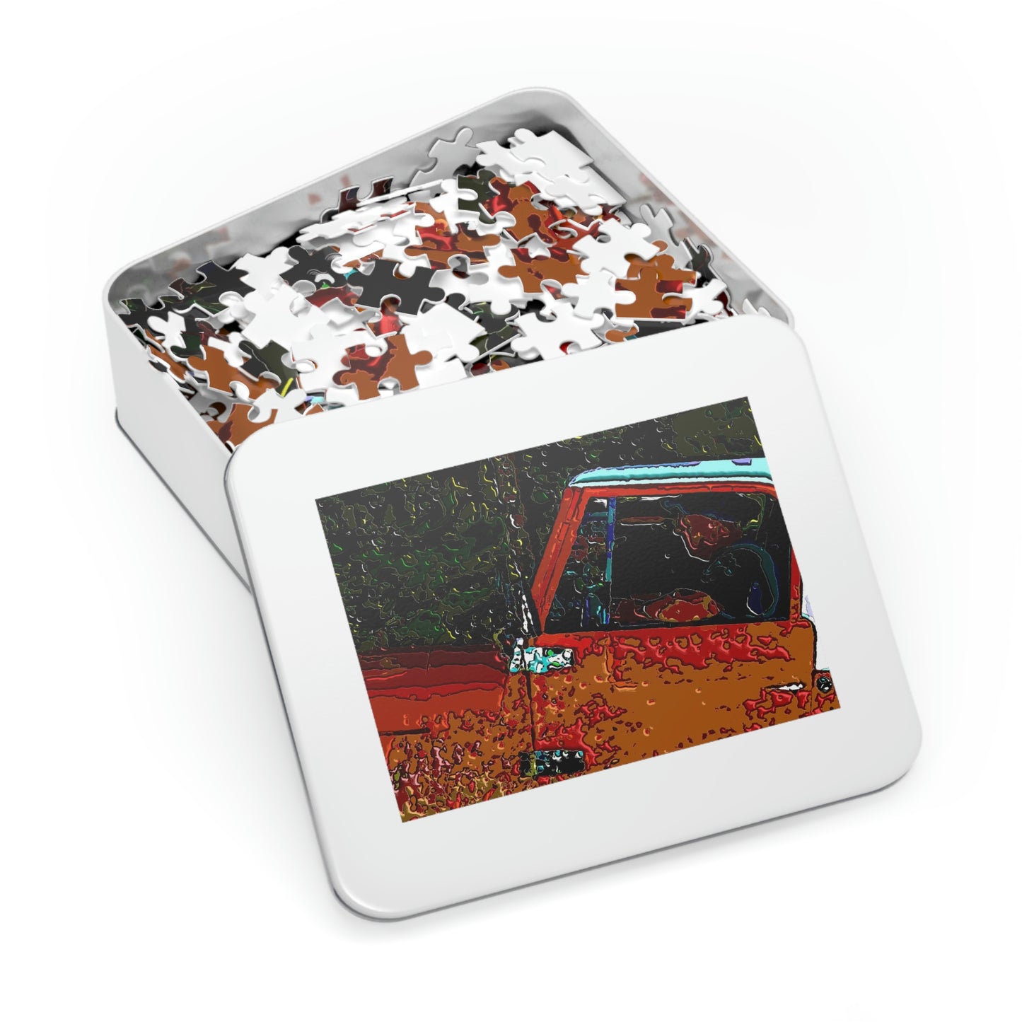Jigsaw Puzzle (30, 110, 252, 500,1000-Piece) ... How-To-Drive-Idaho's-Mountain_Roads ... "Like A Professional'" ... "Truckin' Like The Doo-Dah-Man" ...