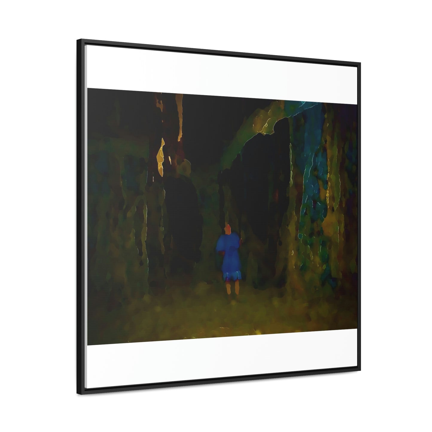 Gallery Canvas Wraps, Square Frame ... Jesuit Philosophy ... "In The Polynesian Banyans ..."